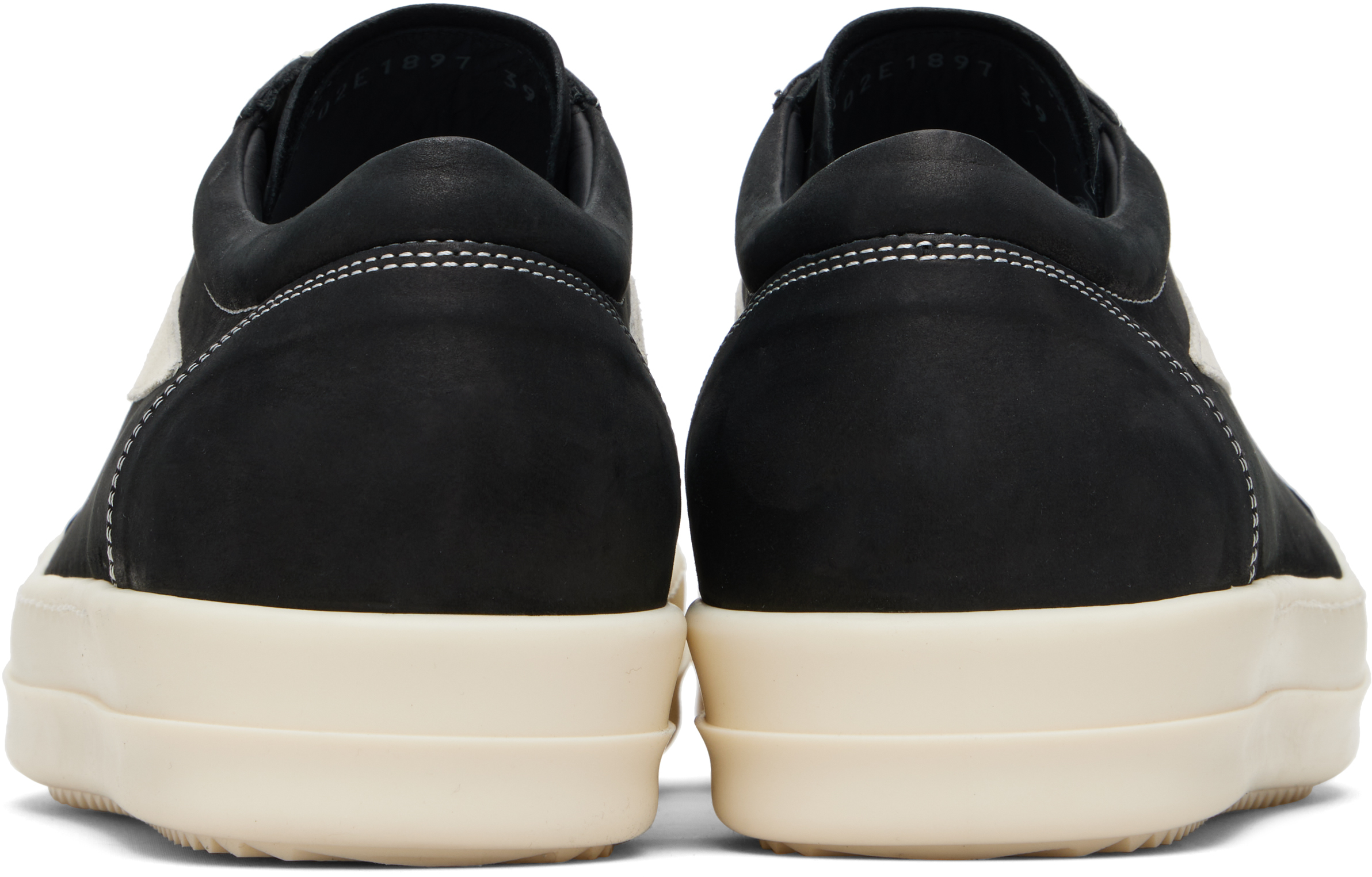 Rick Owens Black Concordians Vintage Sneaks Sneakers In Black