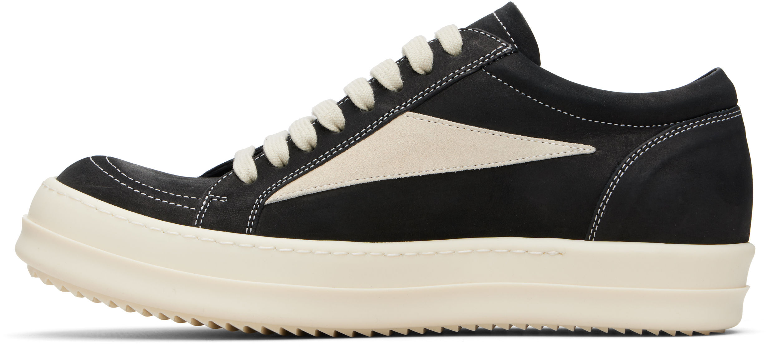 Rick Owens Black Concordians Vintage Sneaks Sneakers In Black