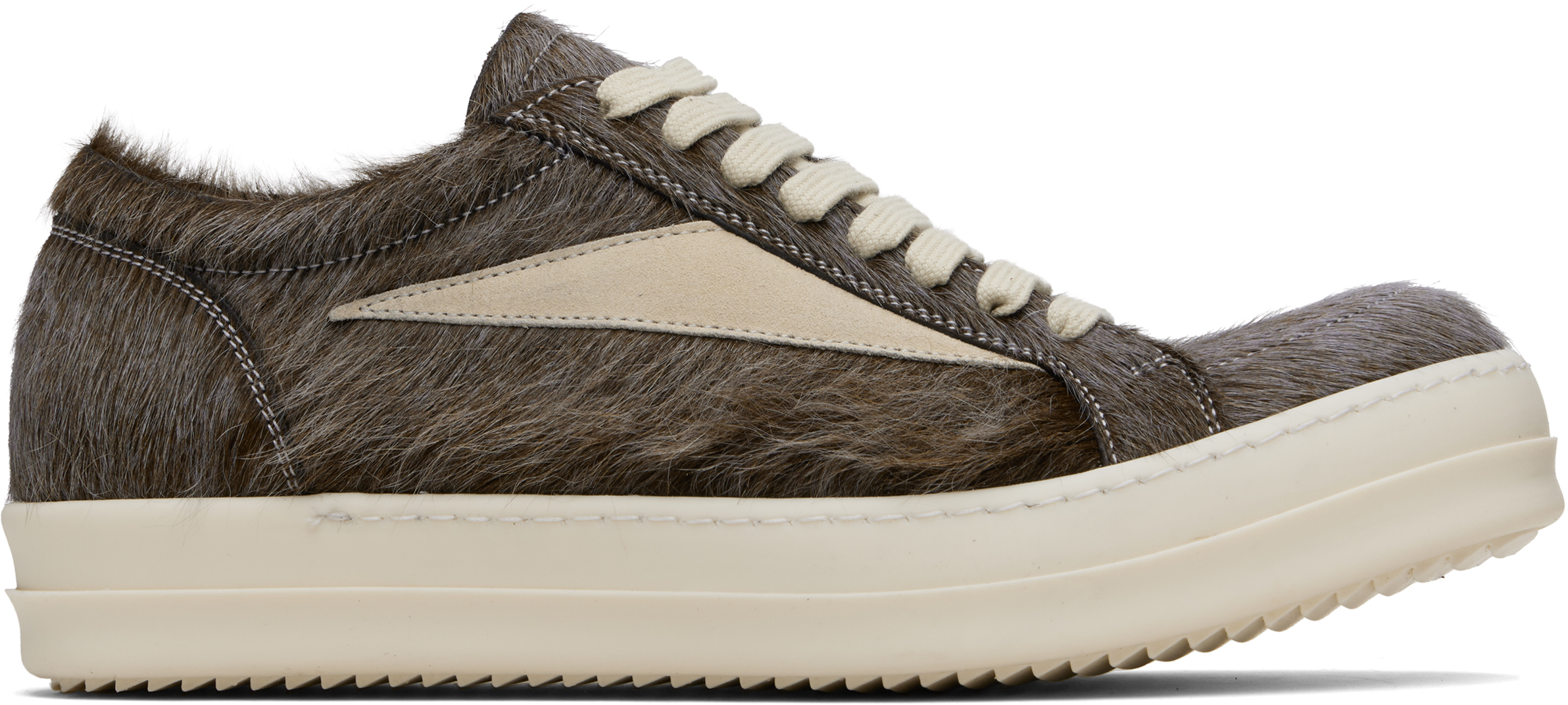 Brown Concordians Vintage Sneaks Sneakers by Rick Owens on Sale