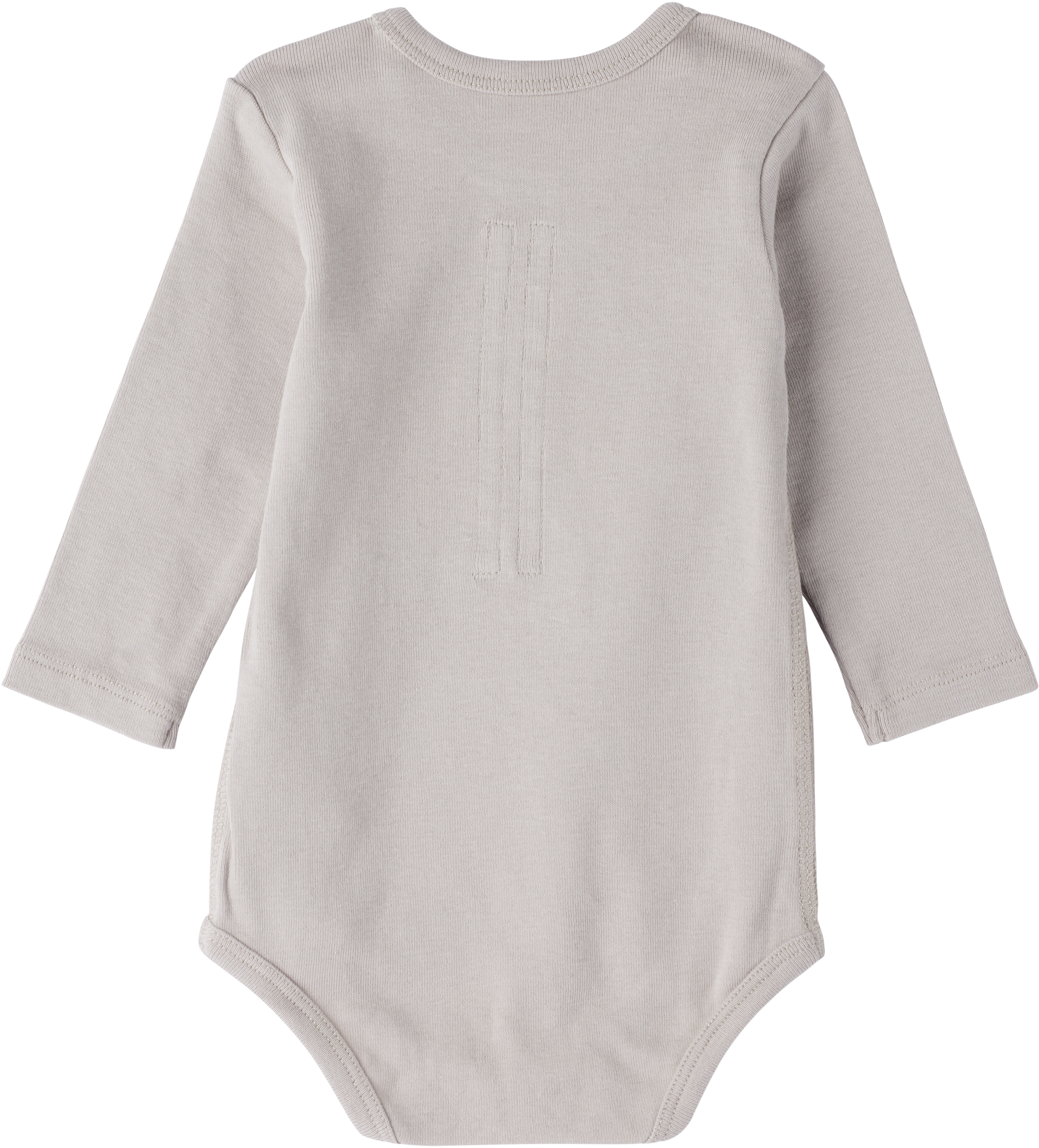 Rick Owens Baby Off-white Concordians Bodysuit In Gray