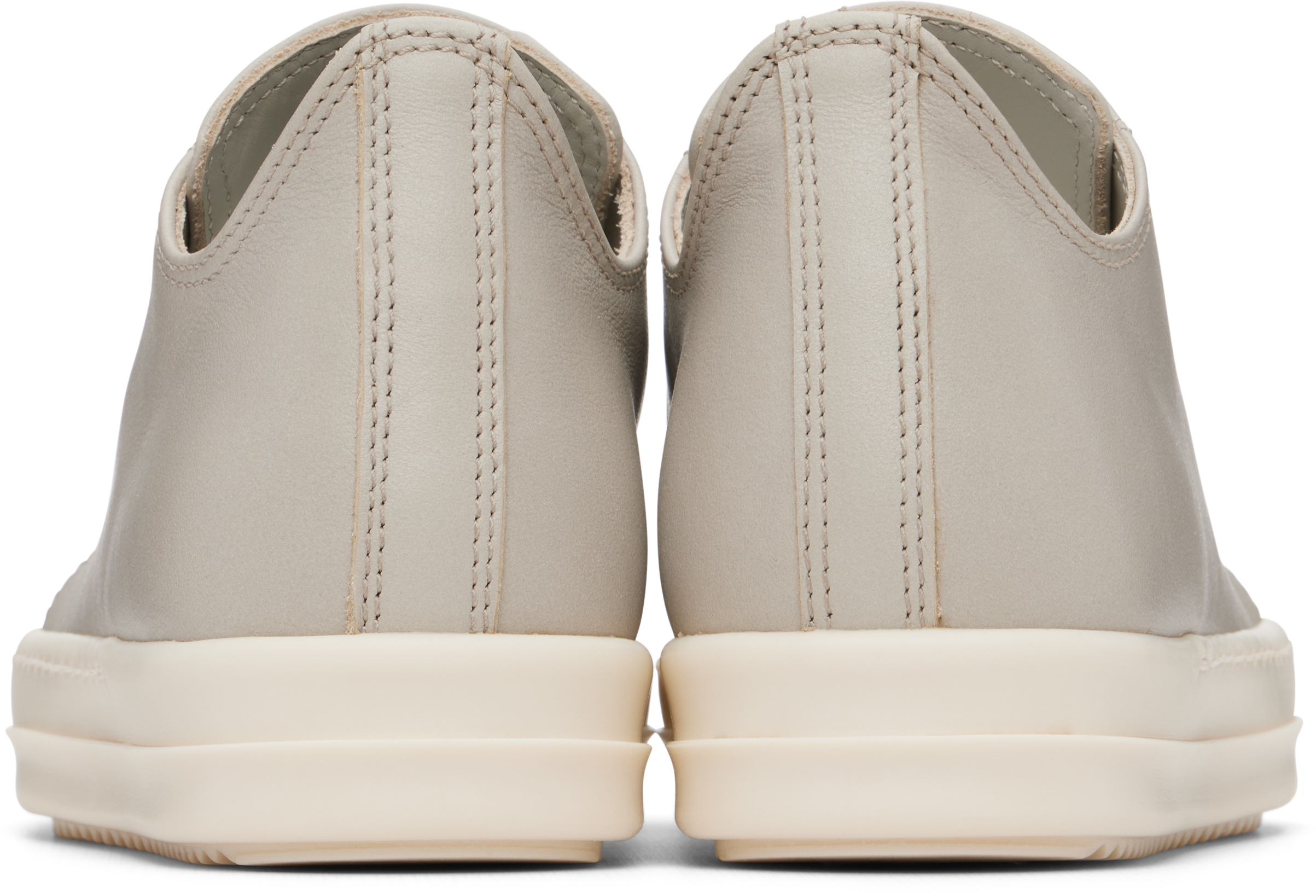 Rick Owens Kids Off-white Low Sneaks Sneakers In Gray