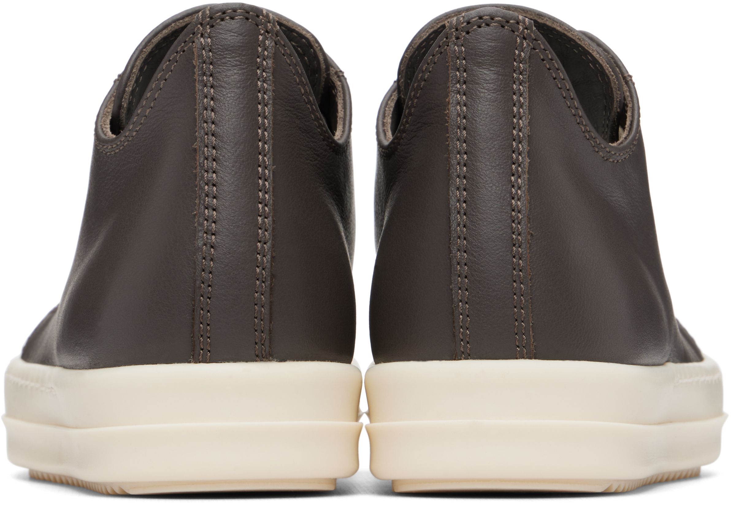 Rick Owens Kids Gray Low Sneaks Sneakers In Black