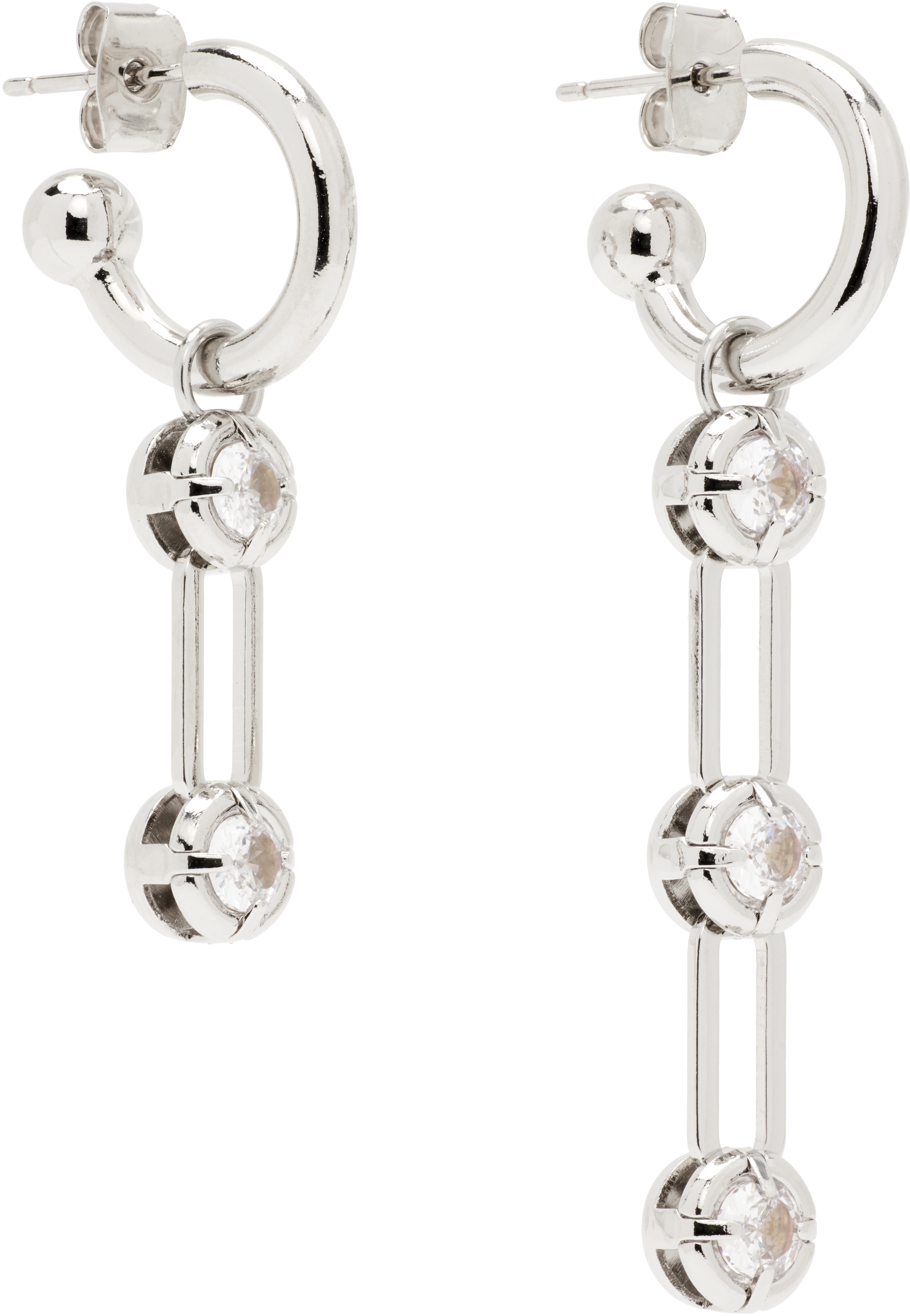 Justine Clenquet Alva Earrings In Metallic