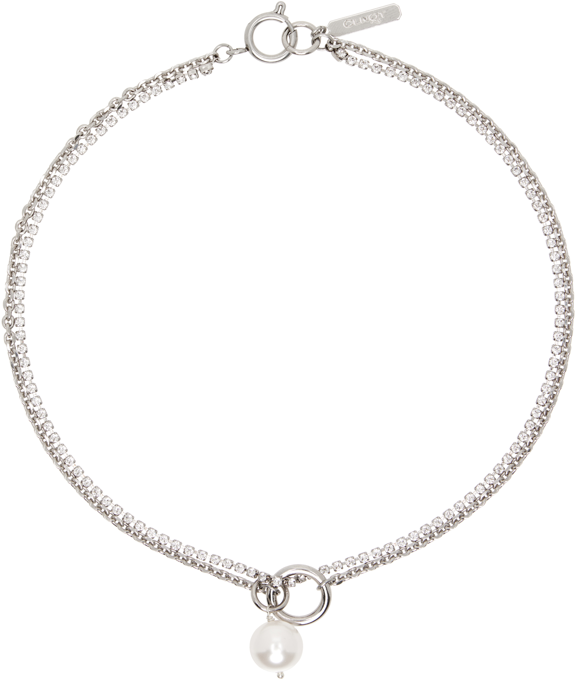 Justine Clenquet Laura Necklace In Metallic