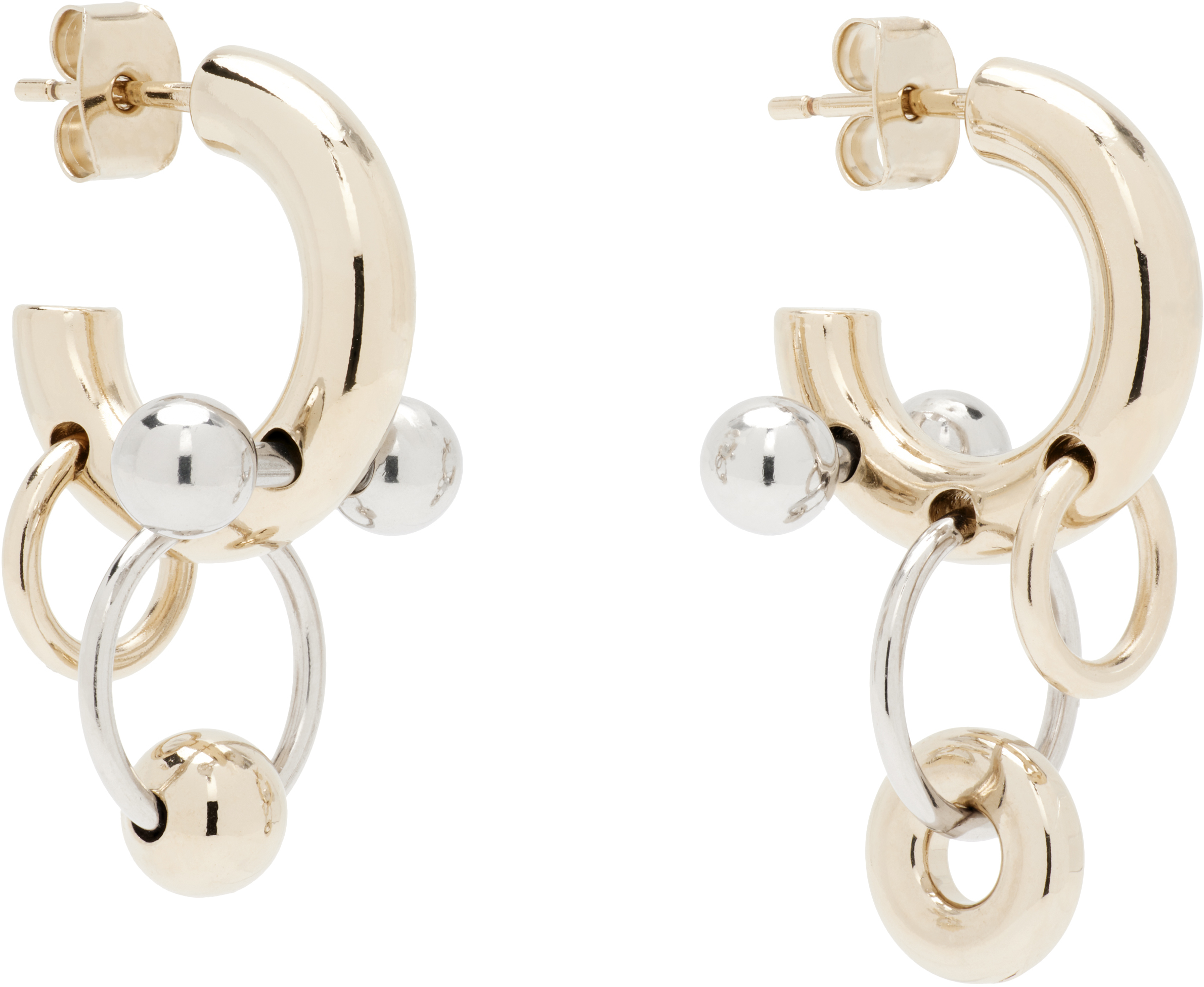Justine Clenquet Faith Earrings In Gold