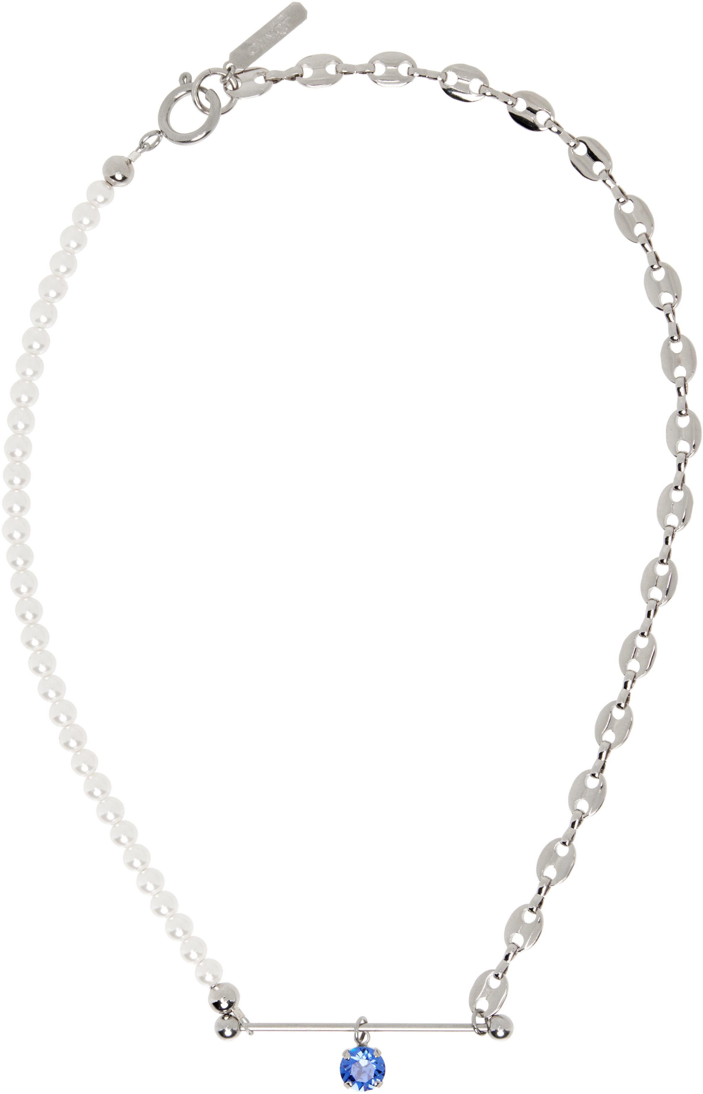 SSENSE Exclusive Maddy Necklace by Justine Clenquet on Sale