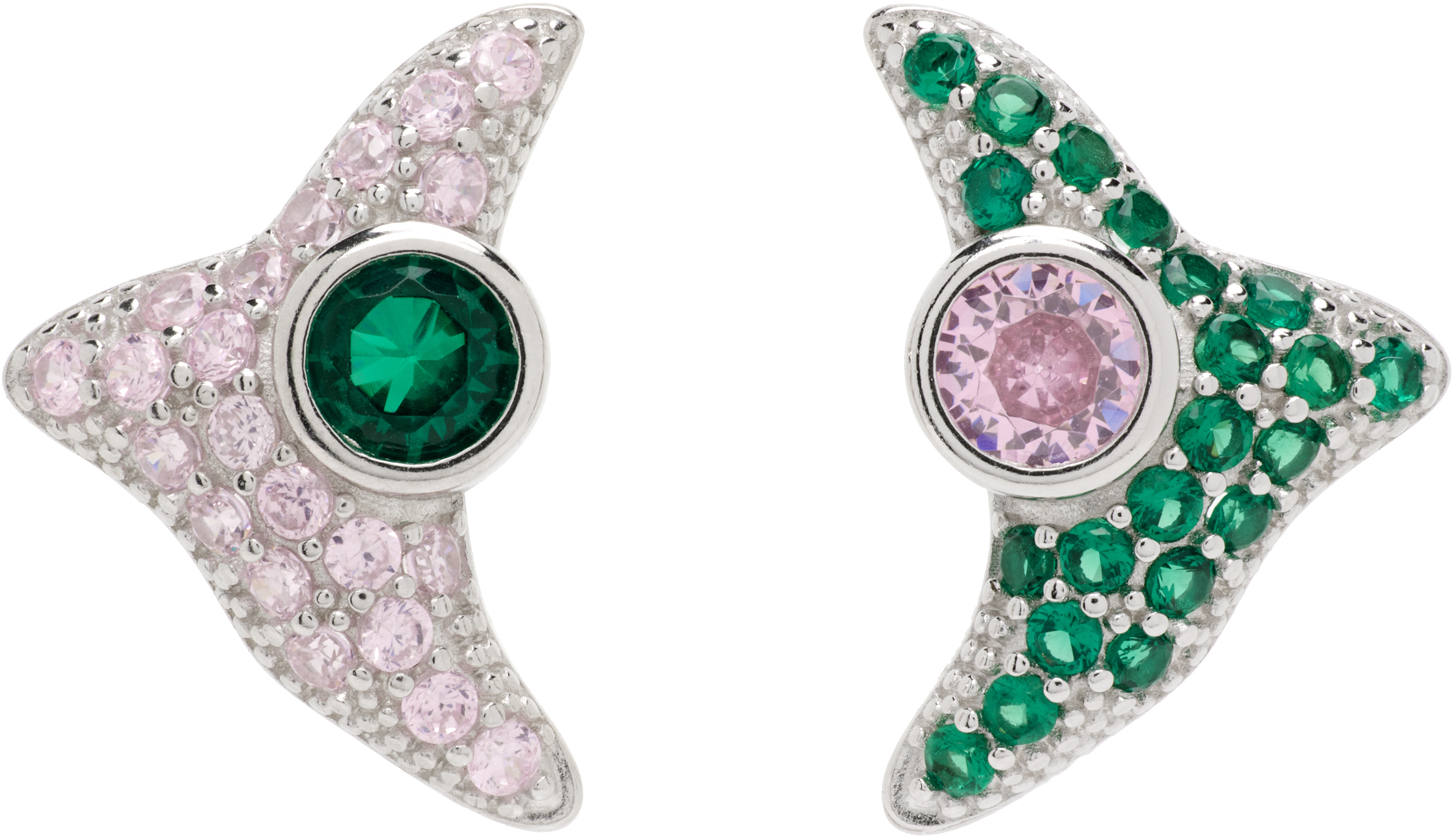 【関税込み】Collina Strada Trigon スタッドピアス Collina Strada: Trigon Stud Earrings | SSENSE Canada