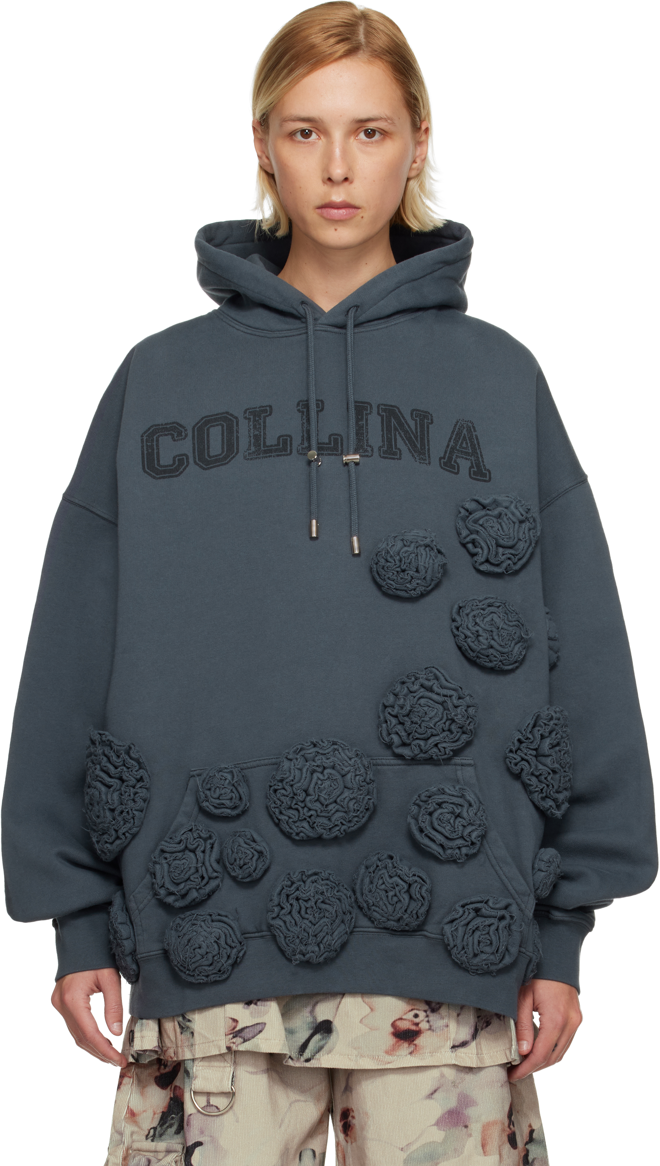 Collina Strada Gray Soft Hoodie