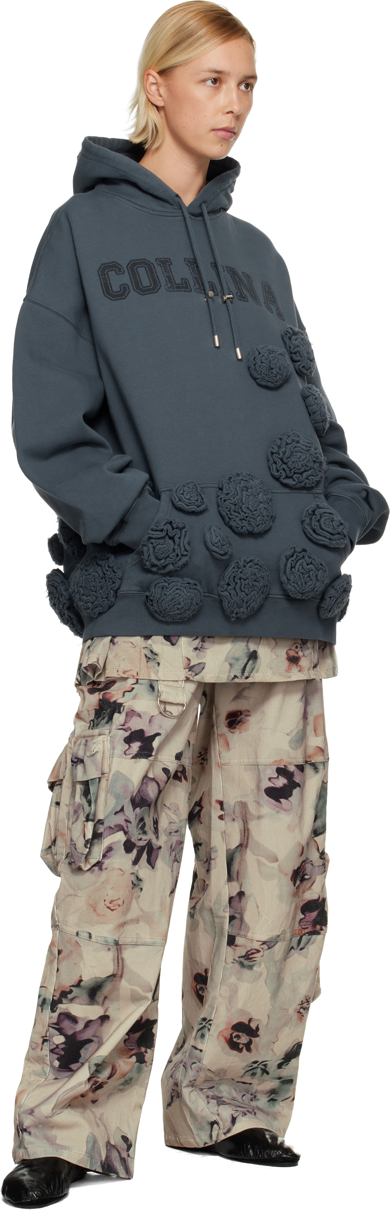 Collina Strada Gray Soft Hoodie In Gray