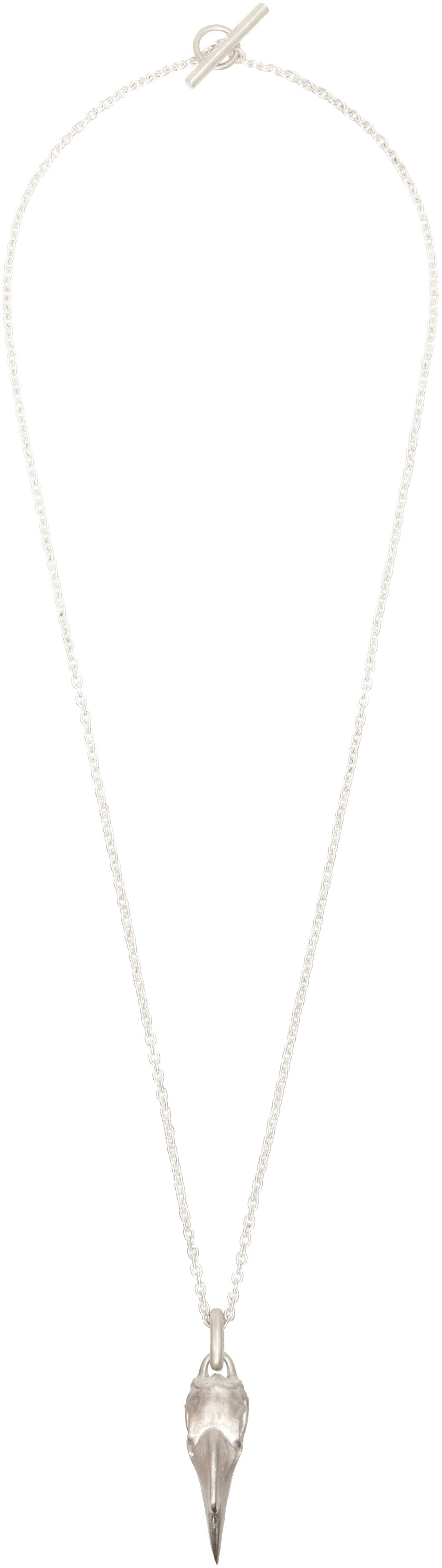 Miniature Wrinkled Hornbill Skull Necklace