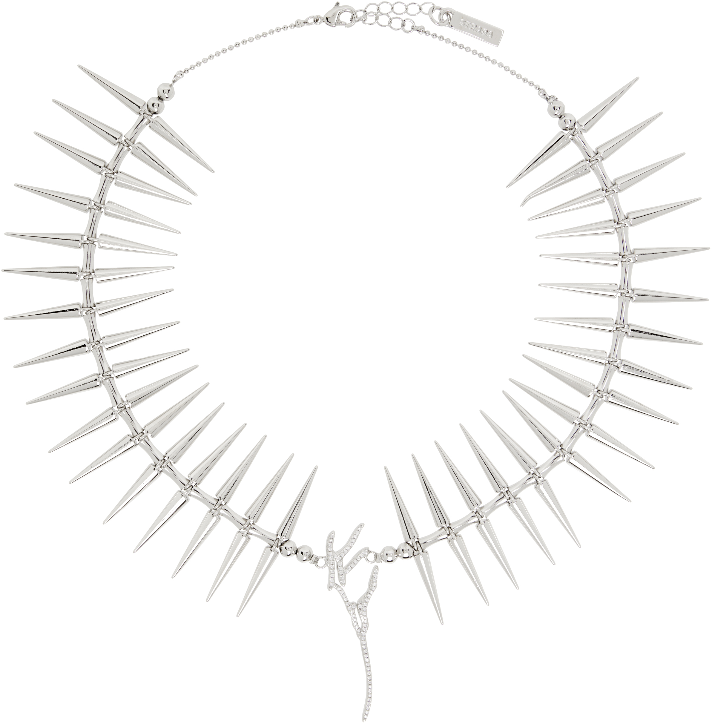 【関税込み】Collina Strada Spiky Wing ネックレス Collina Strada: Spiky Wing Necklace | SSENSE