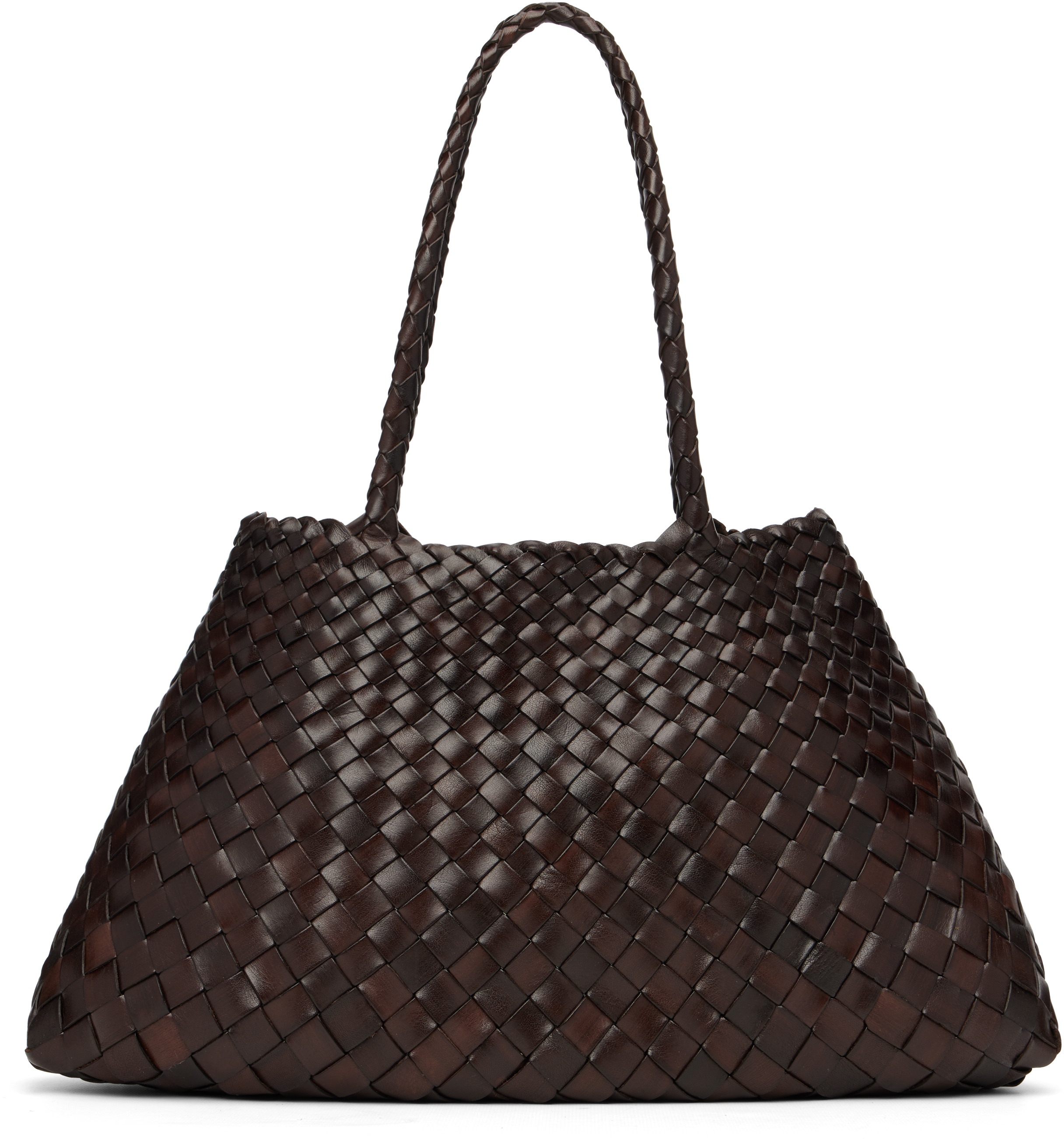 Dragon Diffusion Brown Santa Croce Big Tote