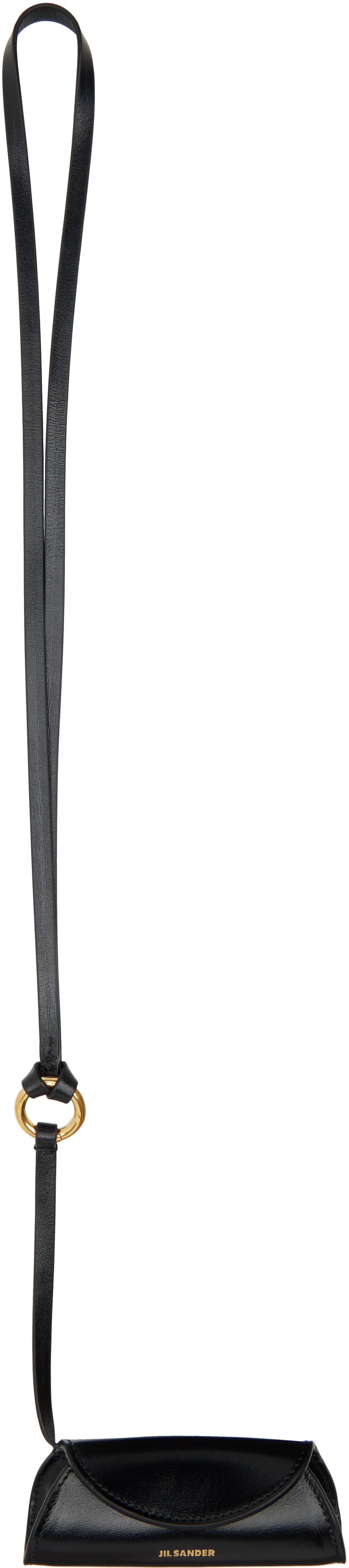 Jil Sander Black Canolo Lipstick Case