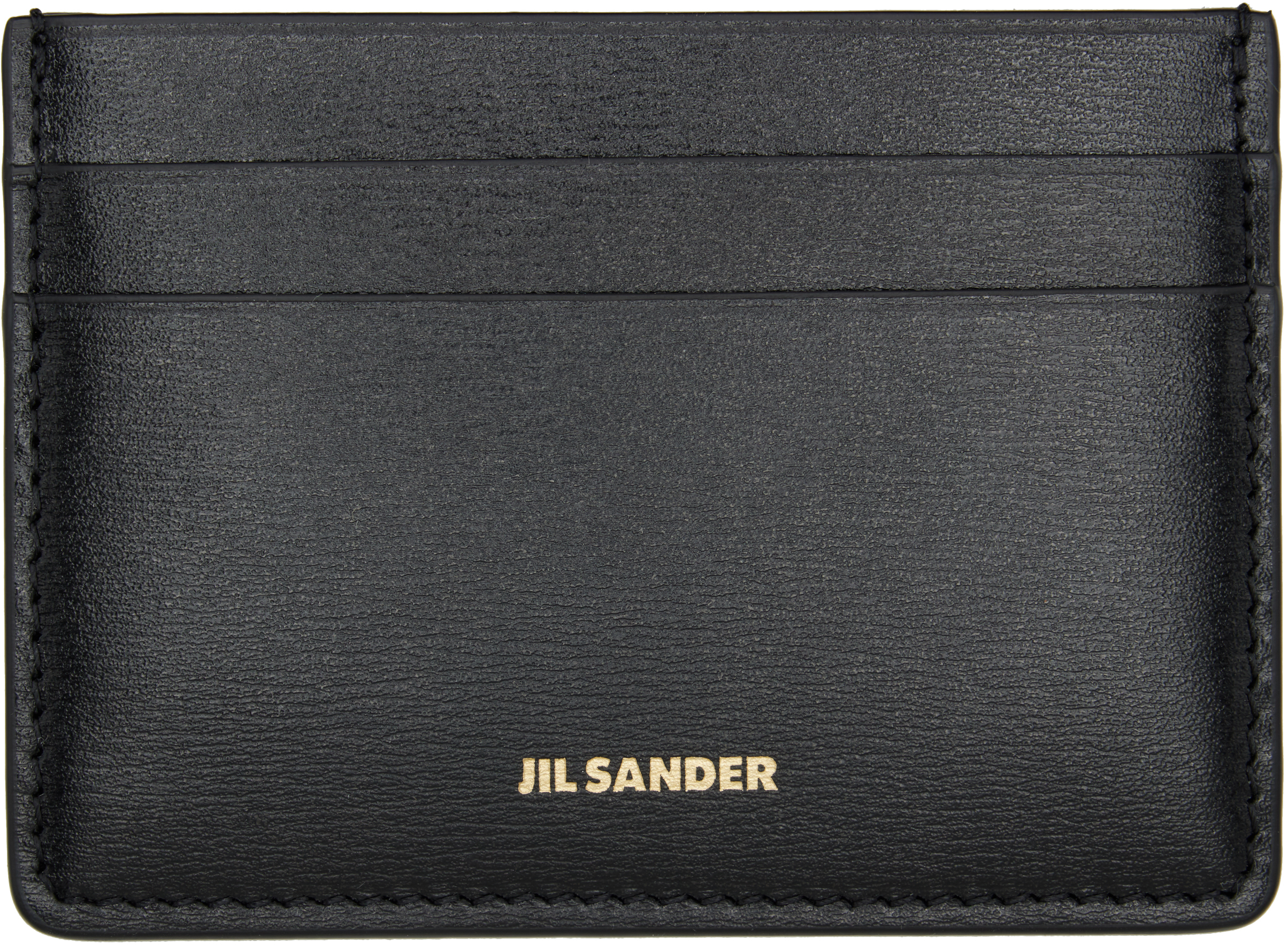 Jil Sander Black Credit Card Holder