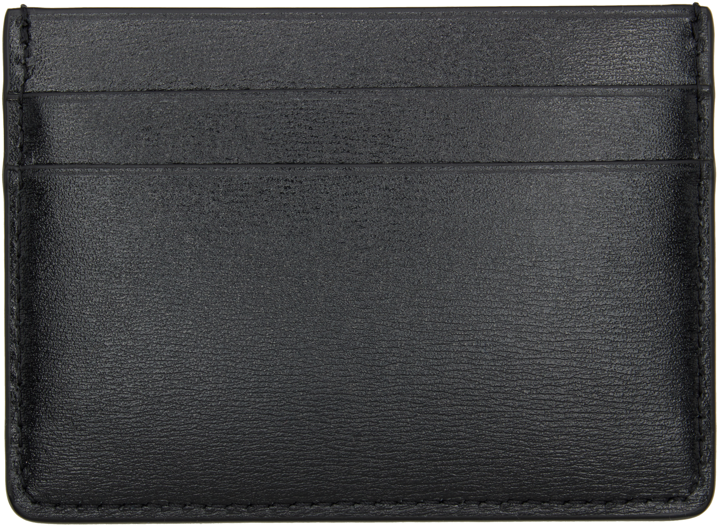 Jil Sander Black Credit Card Holder In Black
