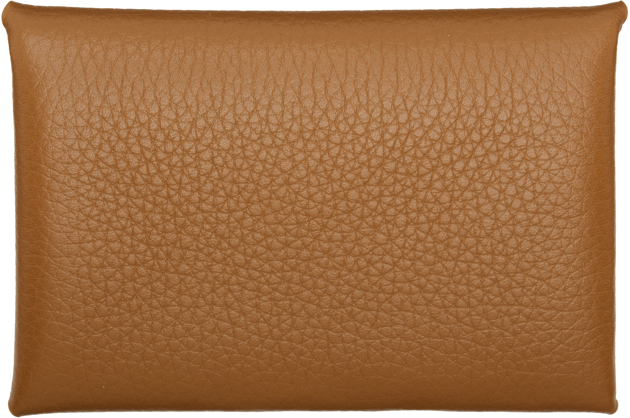 Jil Sander Brown Folded Coin Pouch