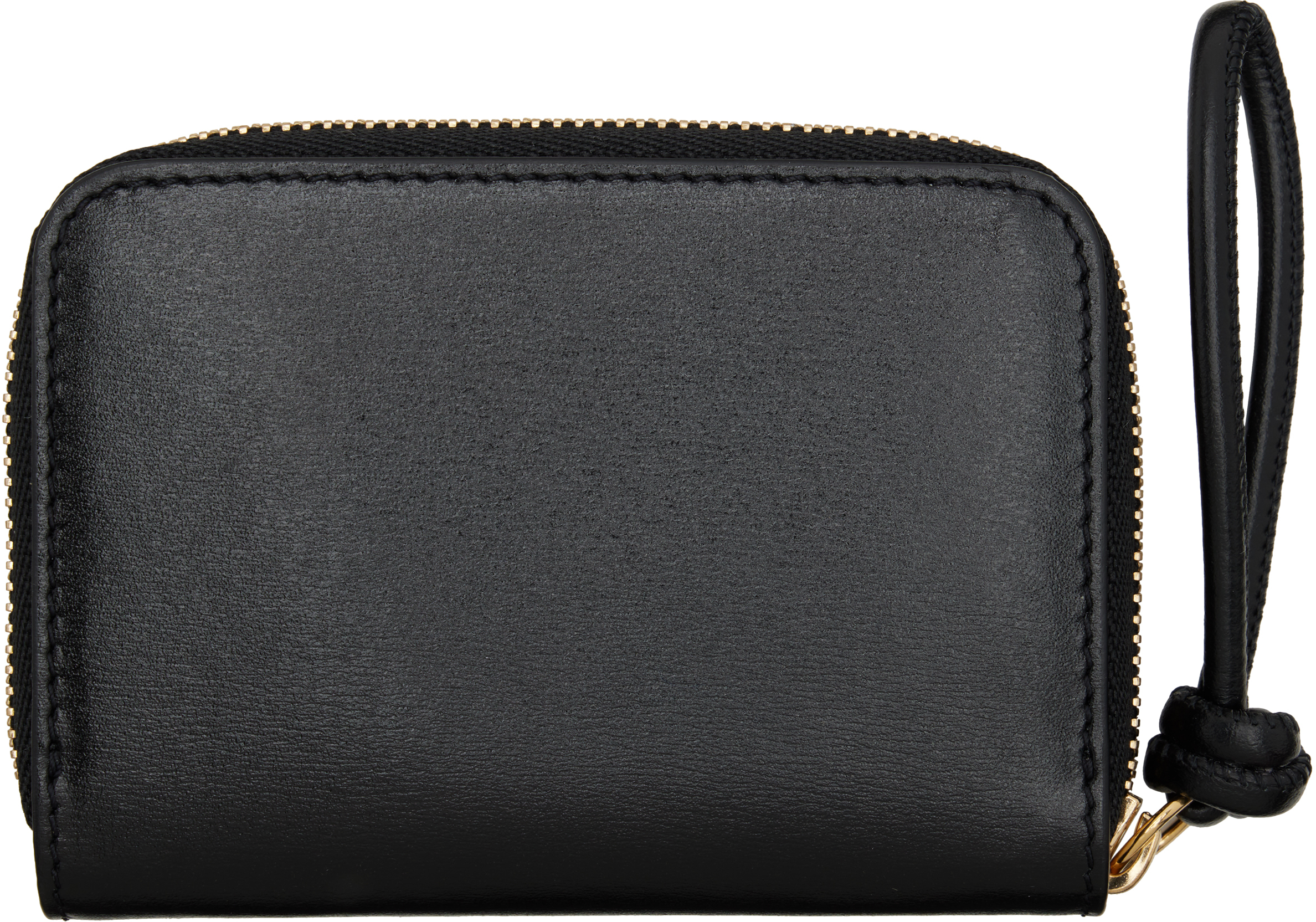 Jil Sander Black Giro Small Coin Pouch In Black