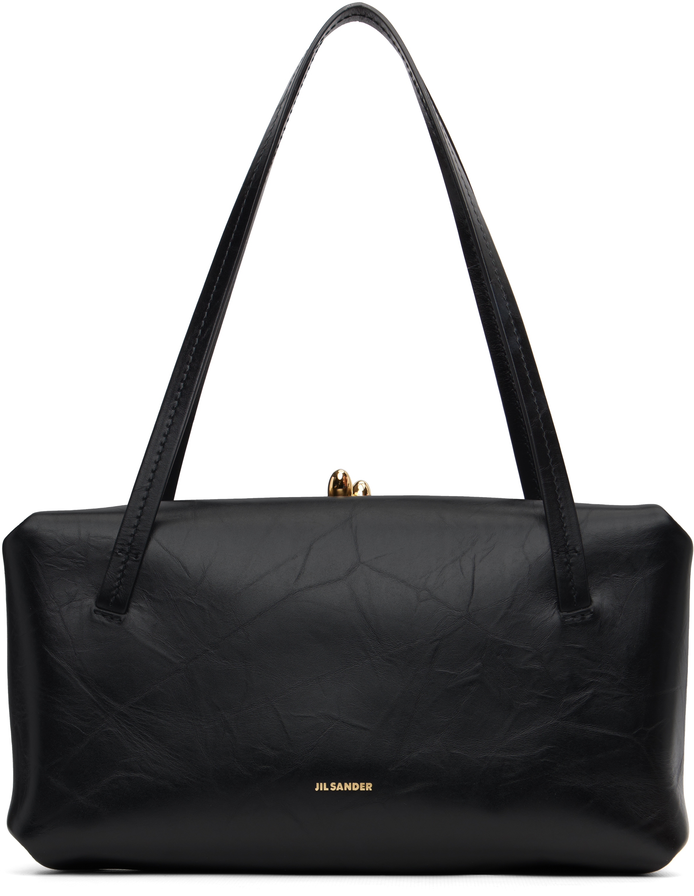 Jil Sander Black Goji Pillow Small Bag