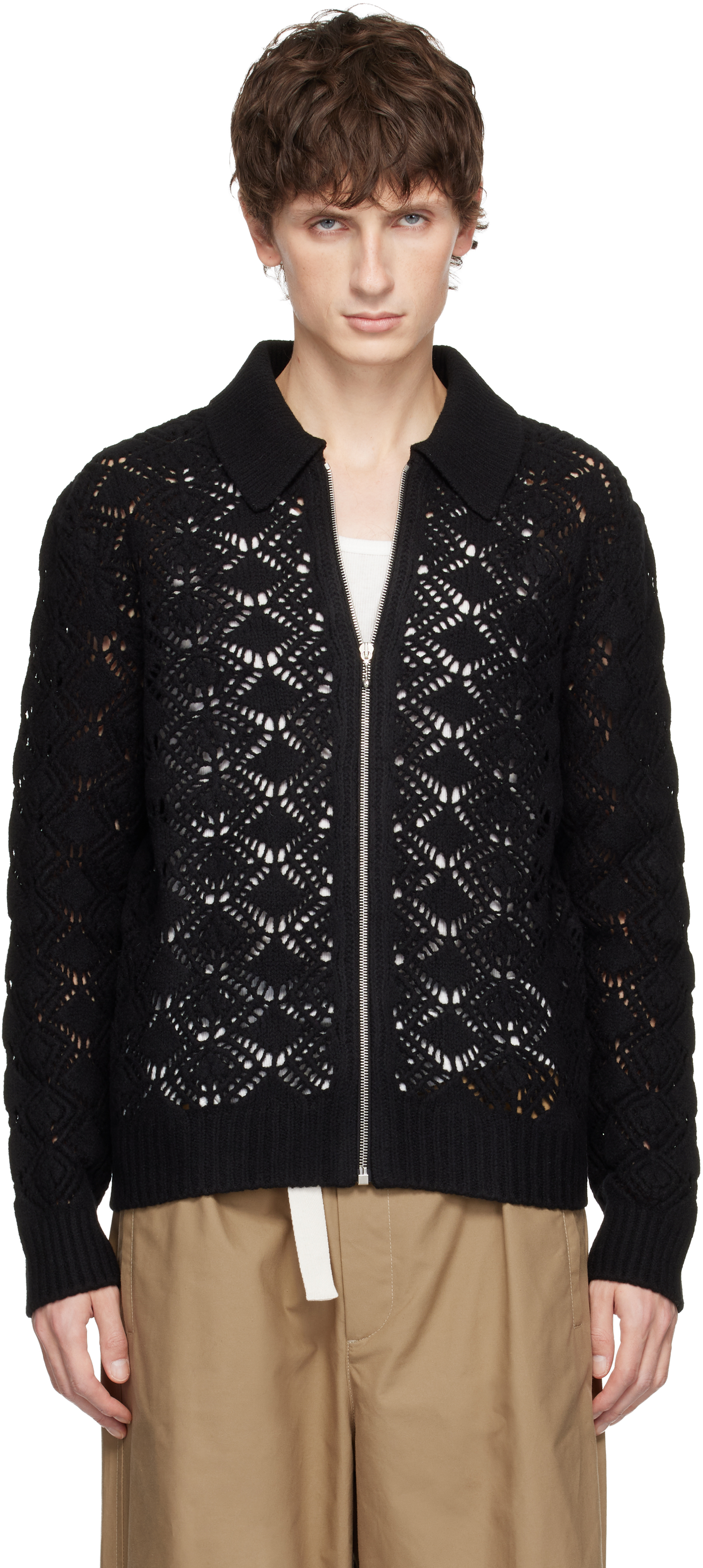 ジャケット・アウター JIL SANDER Zip Shirt Jacket Black 4 Jil Sander zip-up Shirt Jacket | Black | FARFETCH JO