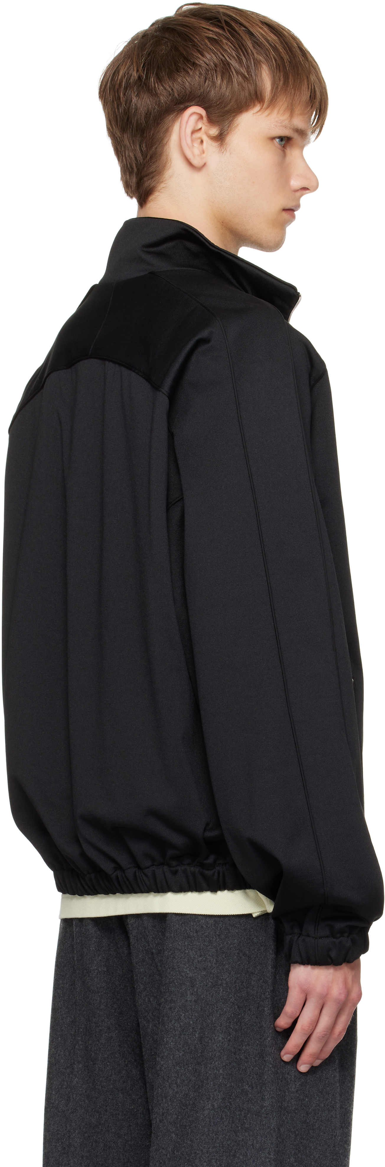 Jil Sander Zip-up Sweatshirt In Black