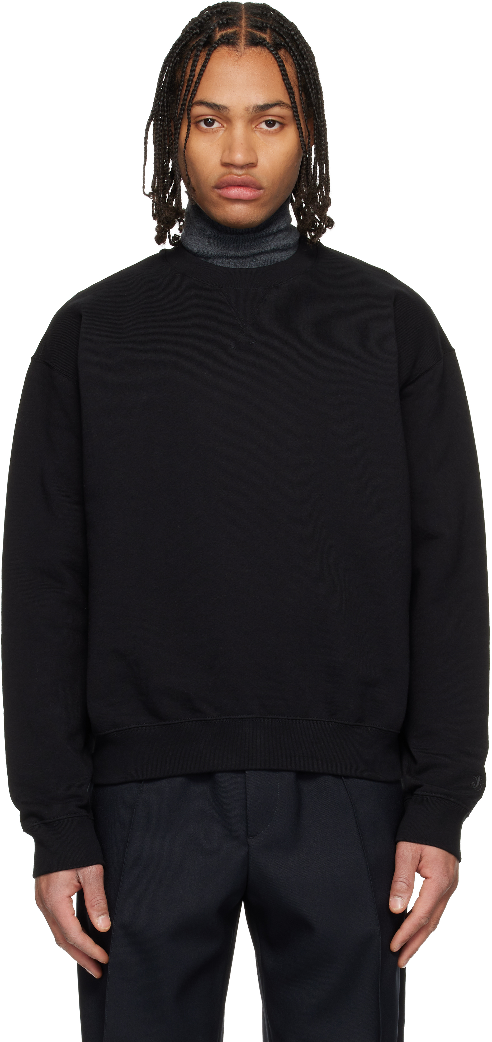 【希少】ジルサンダー パネルニット 国内正規　44 スウェット JIL マルチ 希少】ジルサンダー パネルニット 国内正規 44 スウェット JIL マルチ