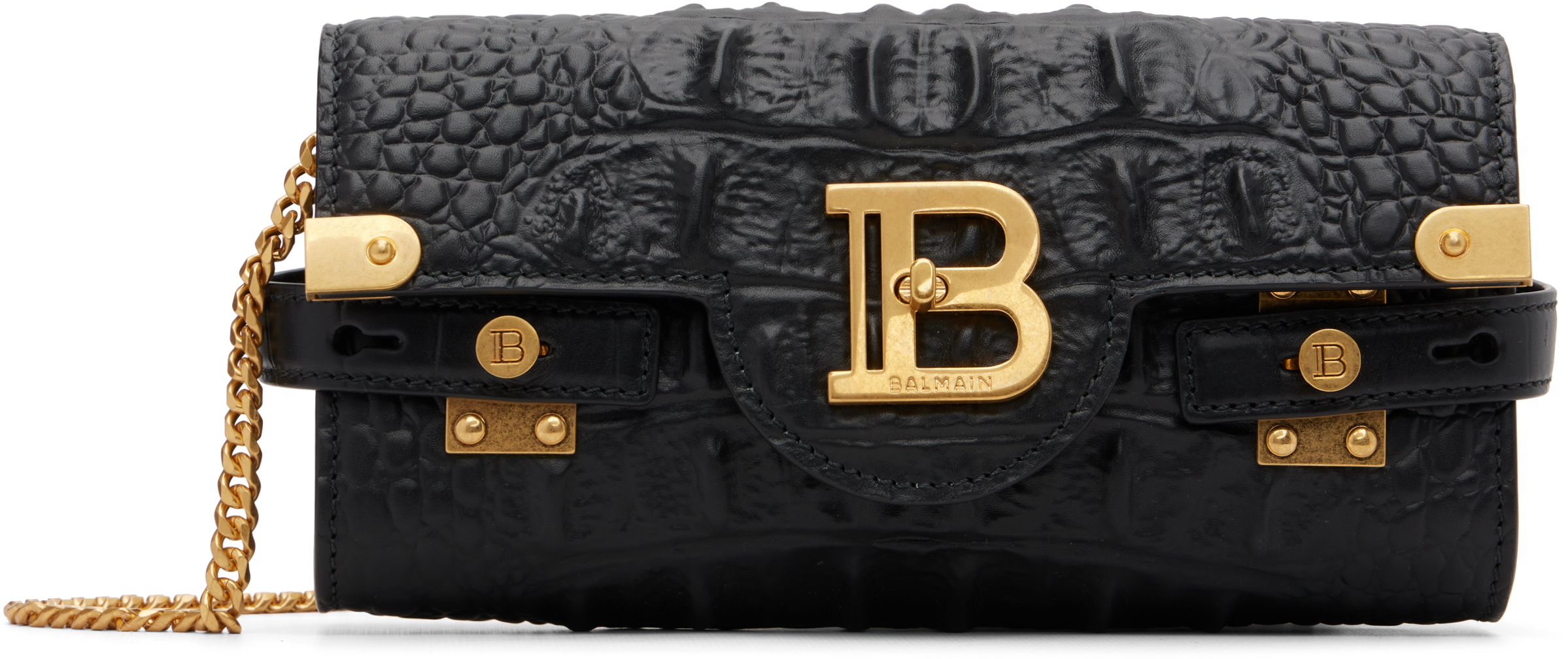 Balmain Fendi Ff Lining Parka-style Wool Blouson In Black