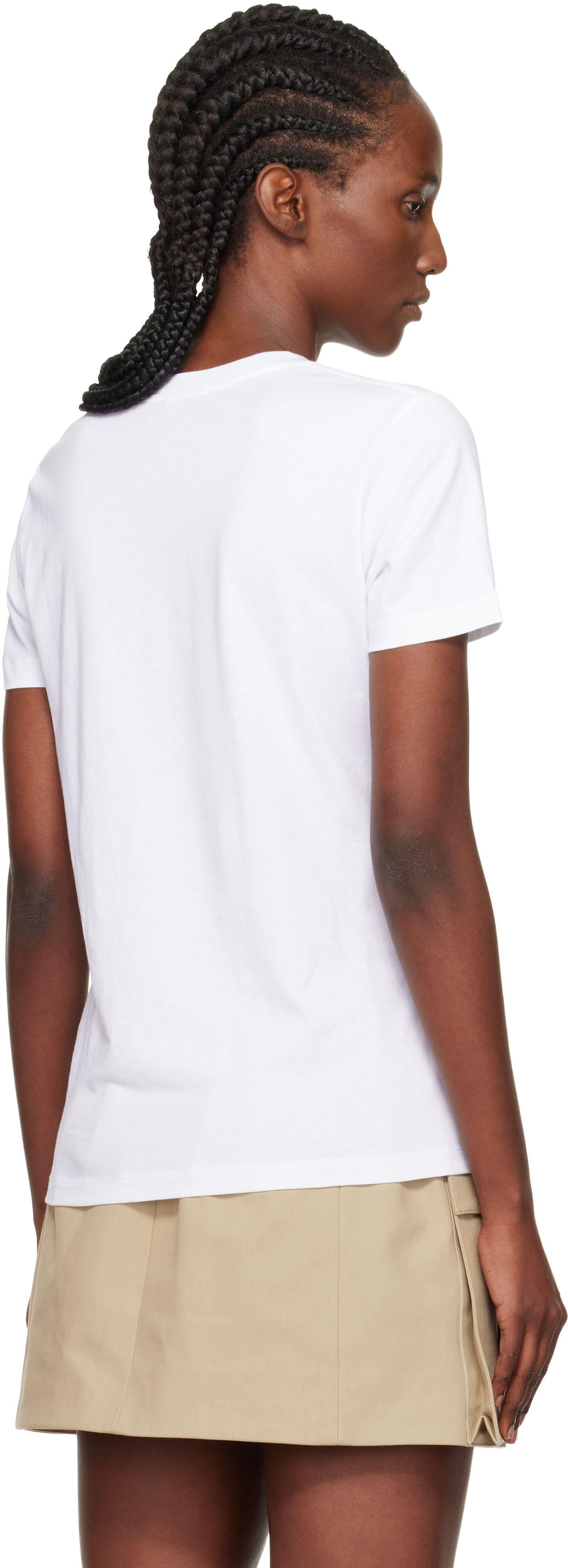 Balmain White Fruits Print T-shirt
