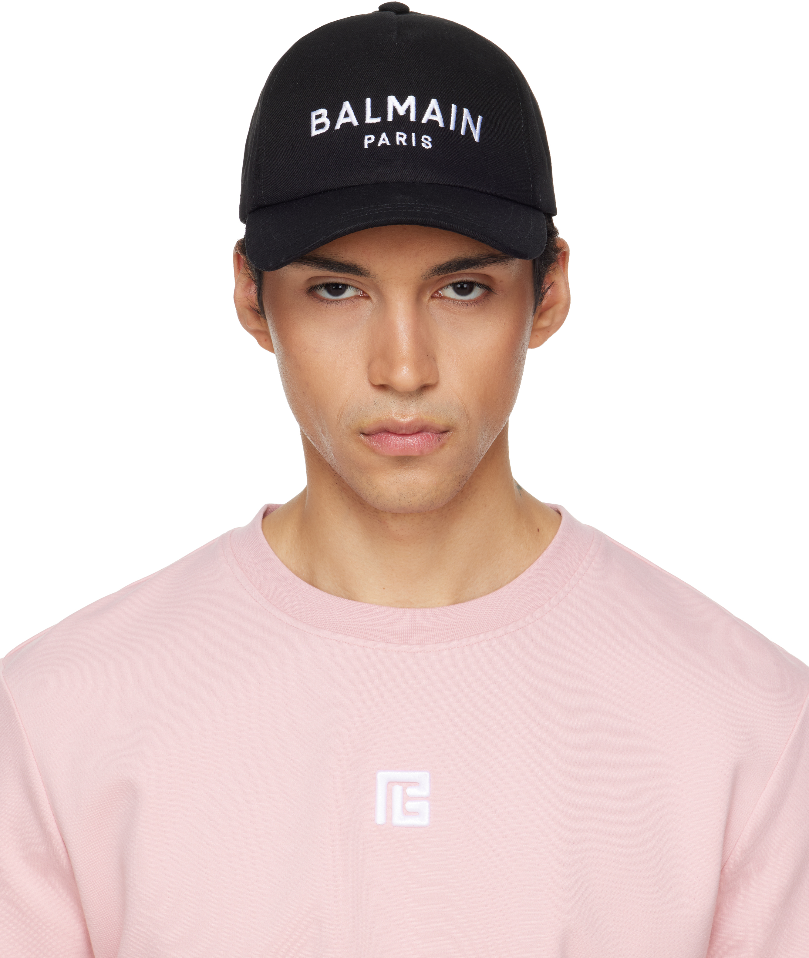Balmainのブラック Balmain コットン キャップがセール中