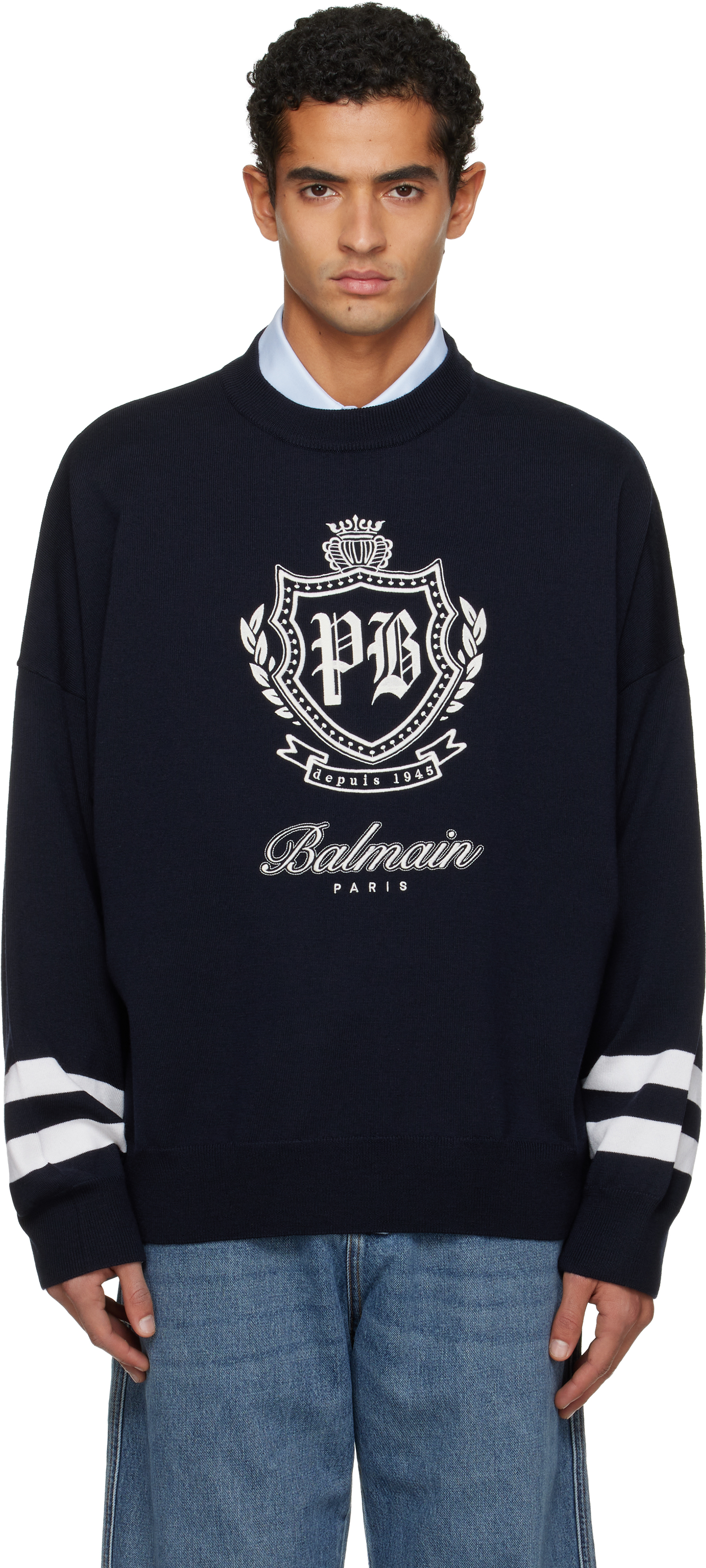 バルマン BALMAIN 18SS S8H9003T149 ストレッチスキニーデニムパンツ 30インチ ブルー 【110191_2】【99】 balmain \u2013 Casanova Vintage