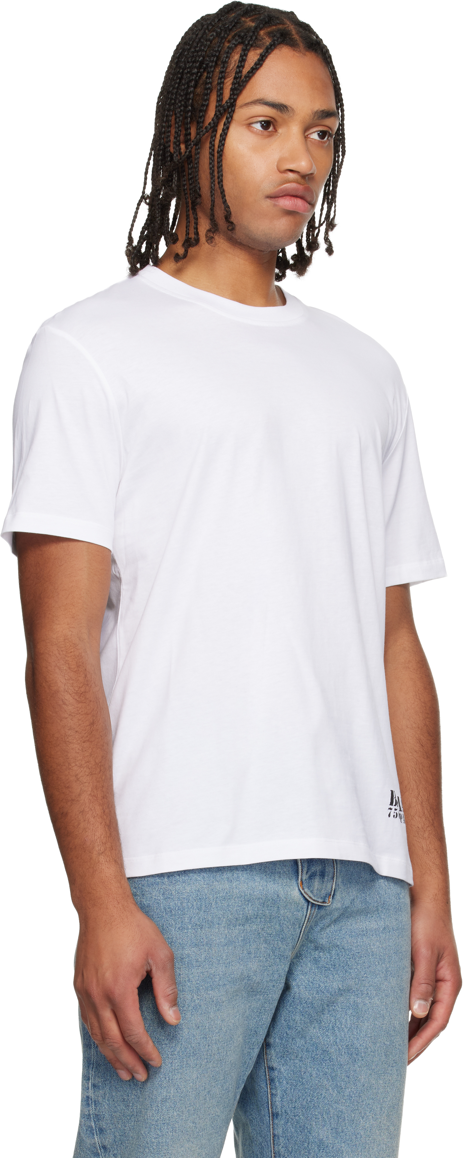 Balmain Stamp Printed T-shirt In White