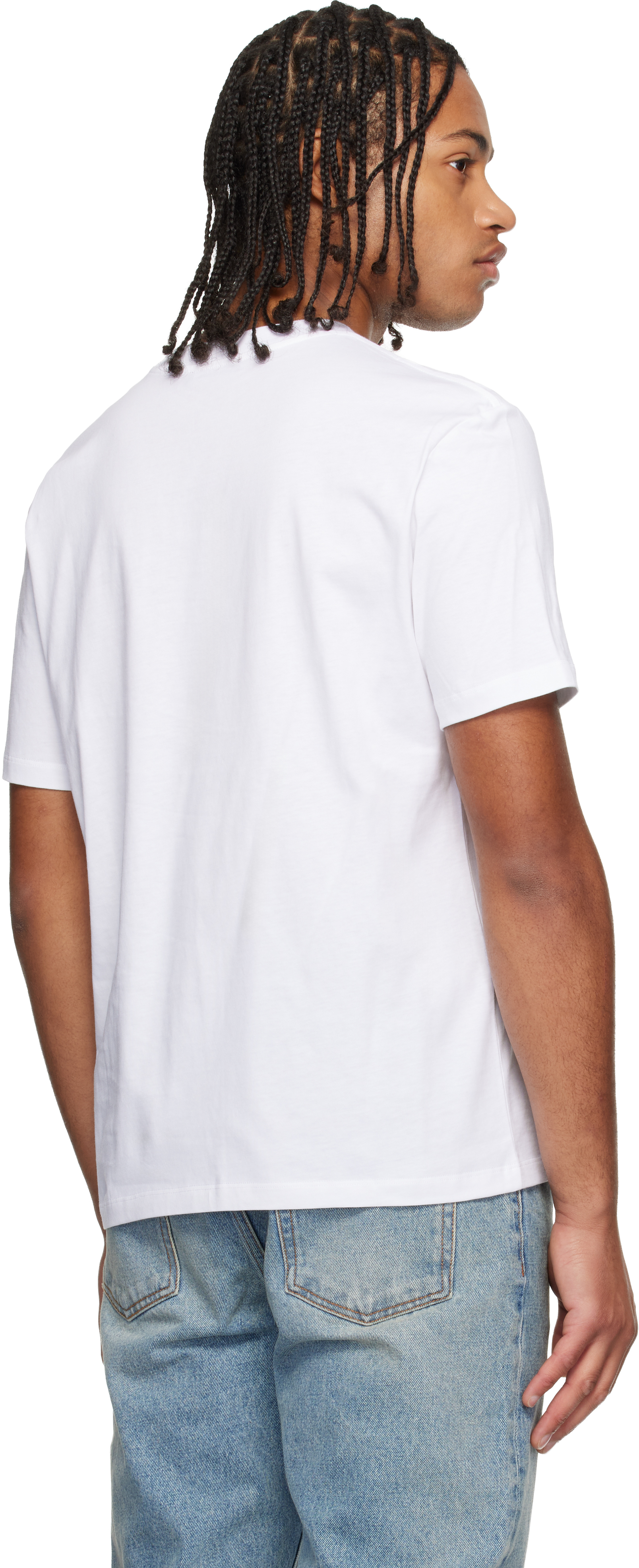 Balmain Stamp Printed T-shirt In White