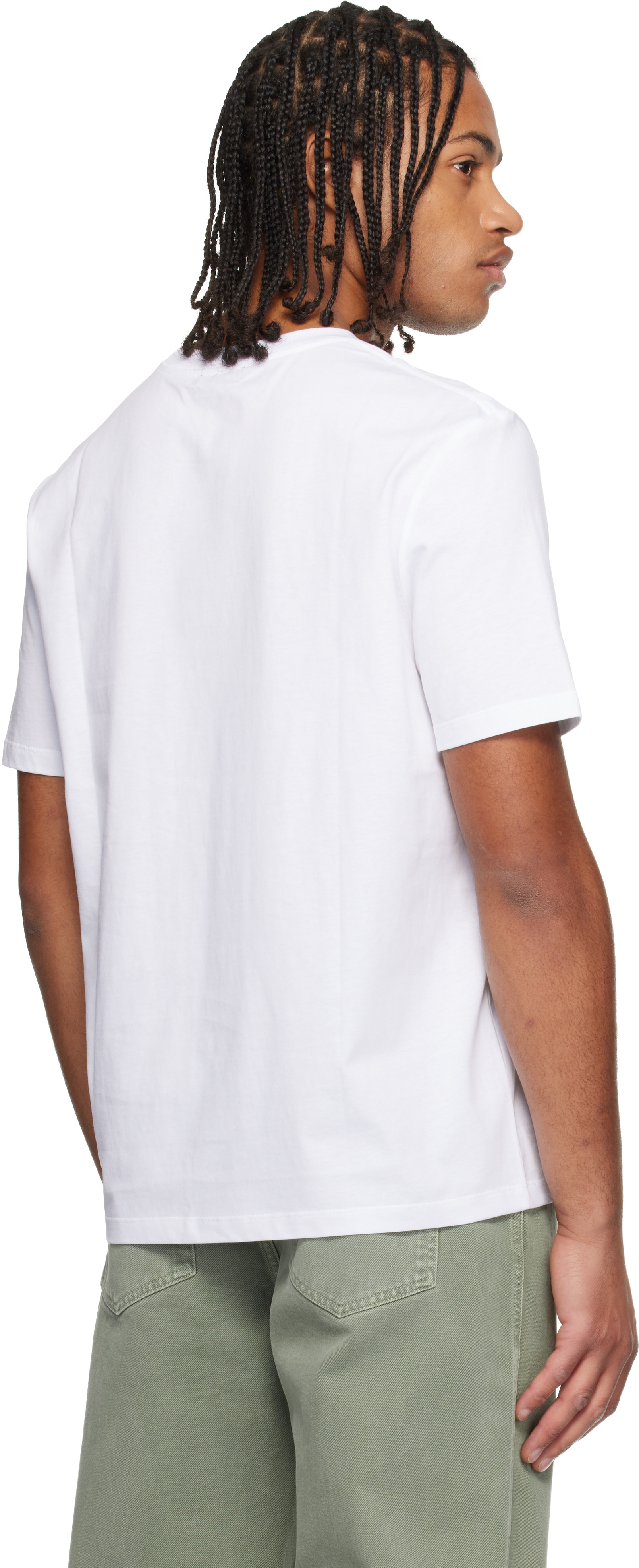 Balmain Short-sleeved T-shirt With College Emblem Print In White