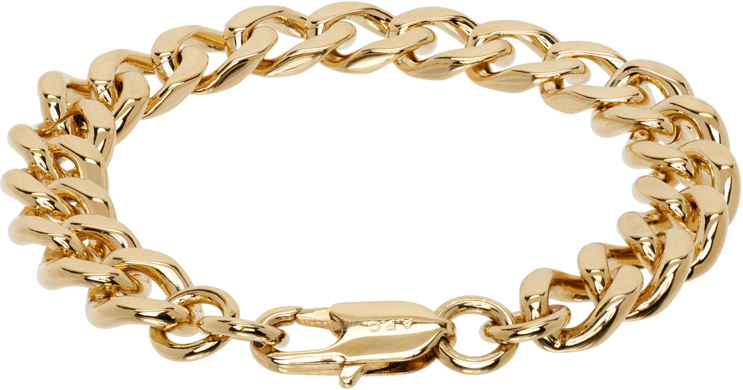 Apc Minimal Maxi Bracelet In Gold