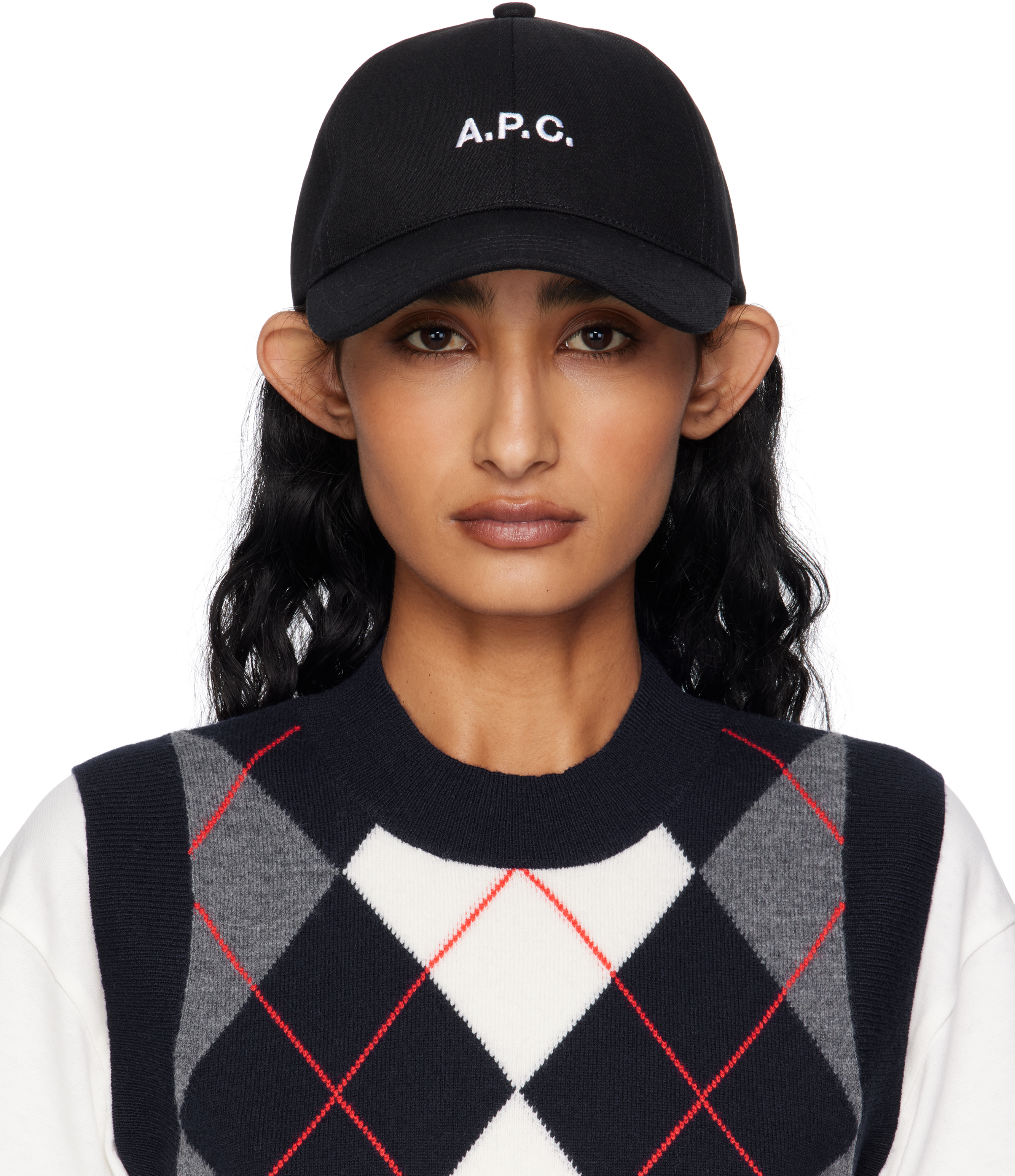 A. P.C. Black Charlie Baseball Cap