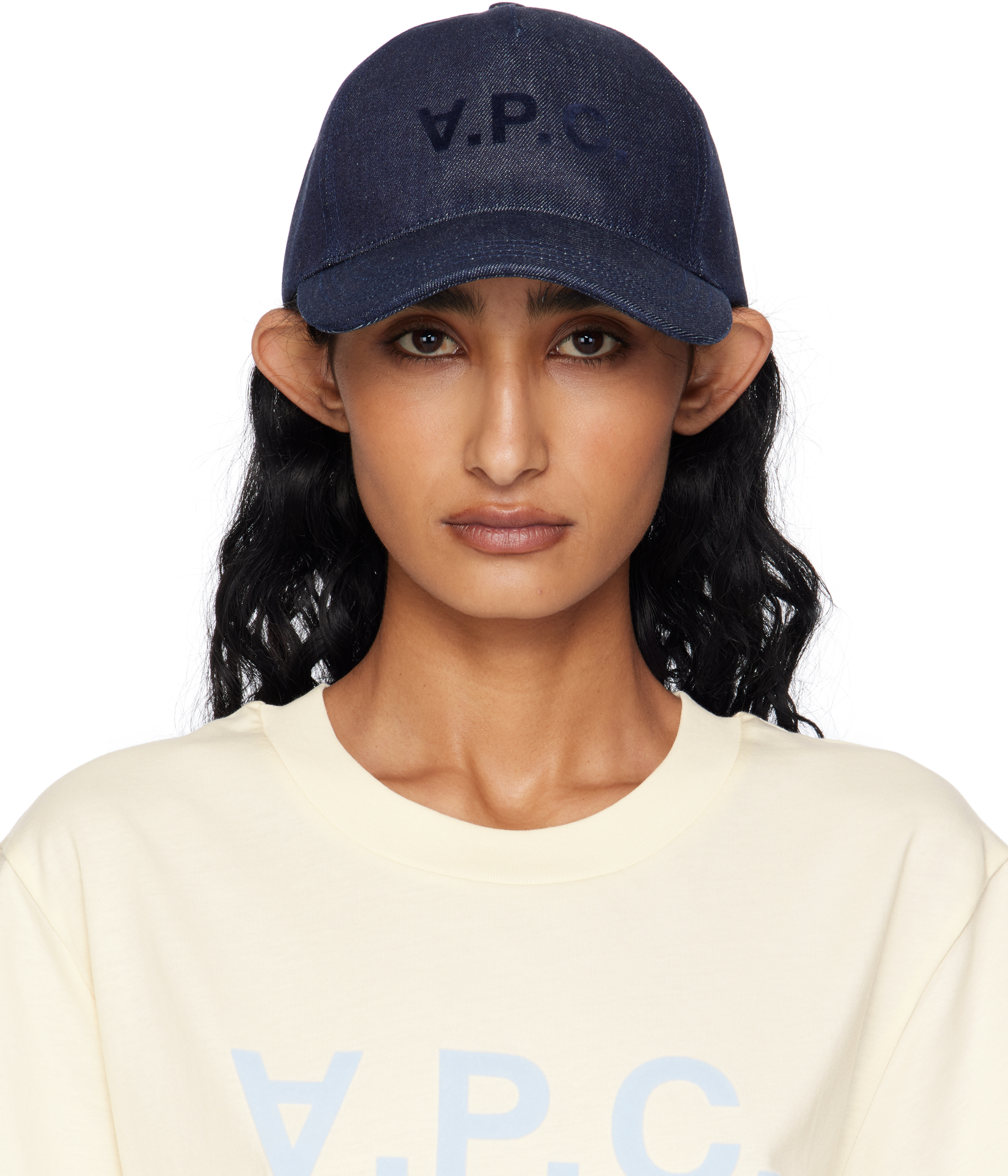A. P.C. Navy Charlie Eden 'VPC' Cap