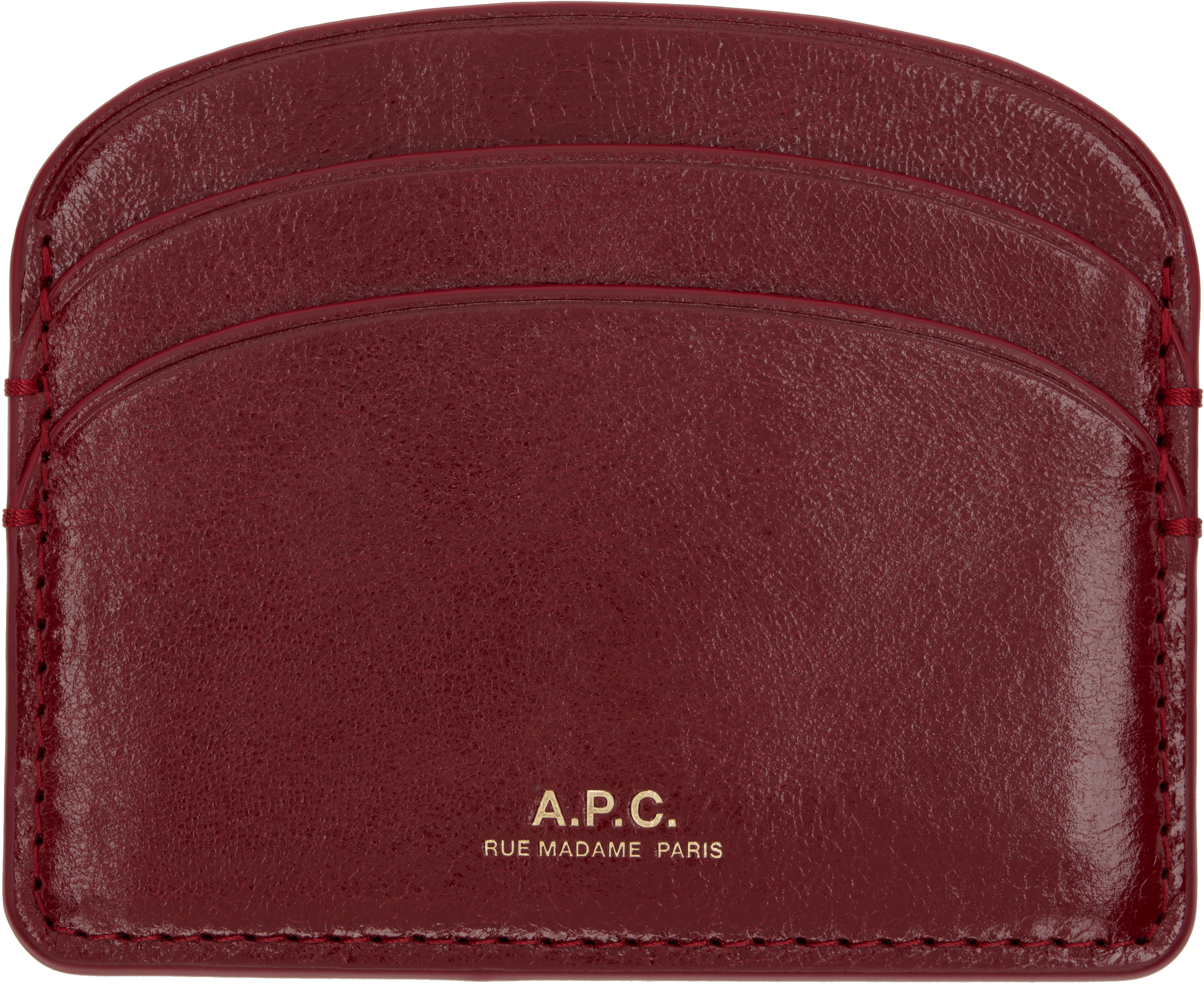 Apc Red Demi-lune Card Holder