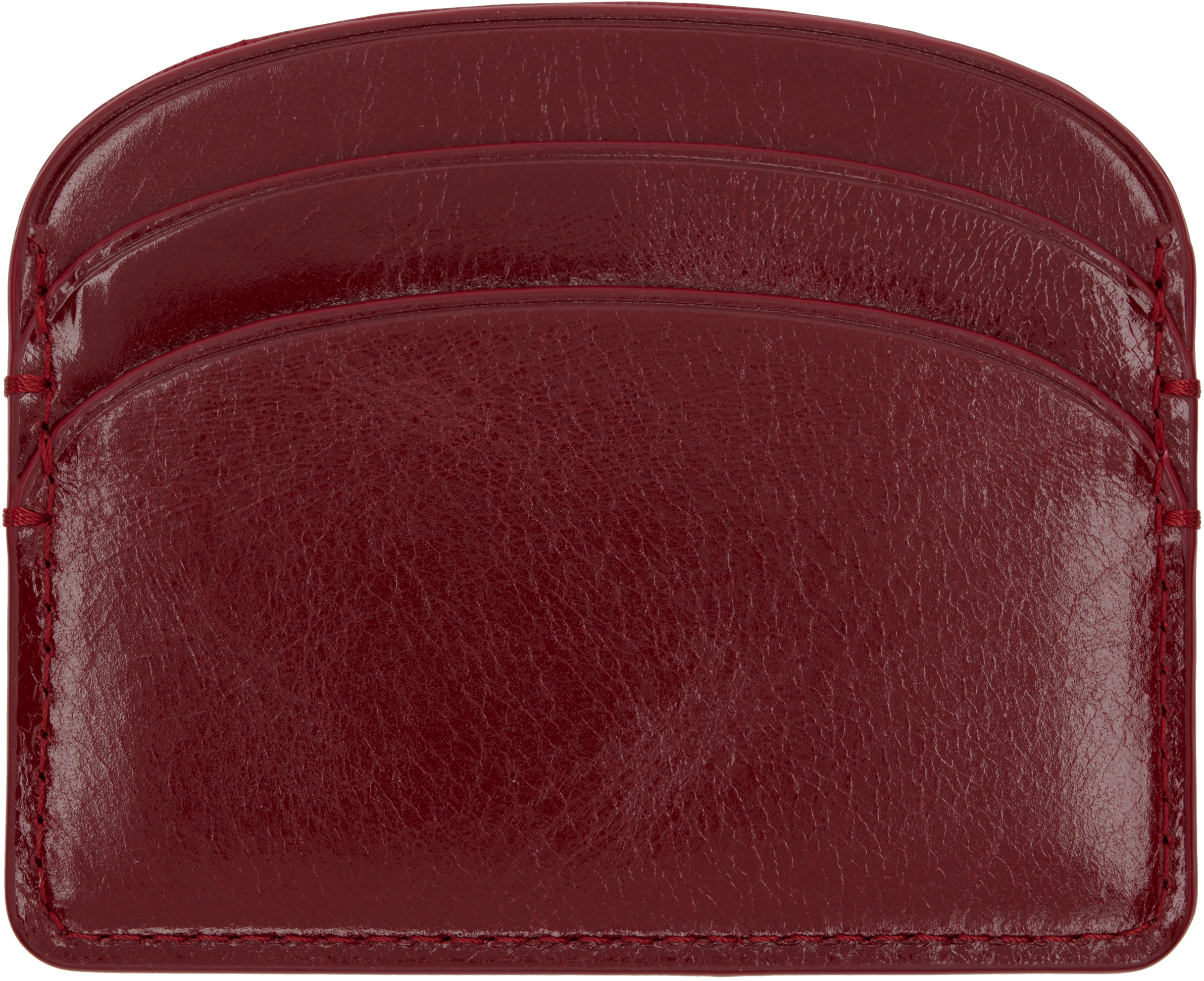 Apc Red Demi-lune Card Holder