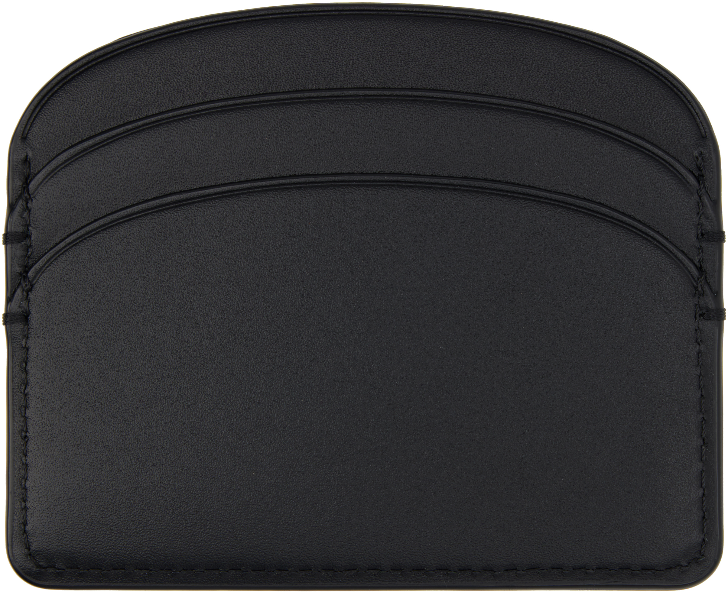 Apc A.p.c. Demi-lune Card Holder In Black
