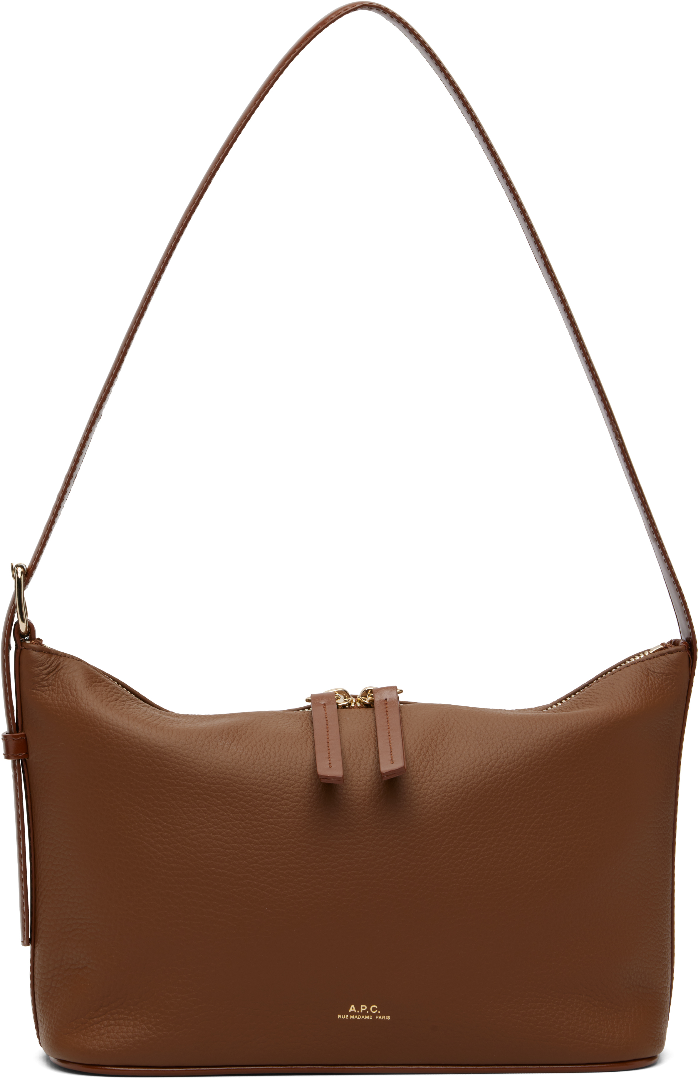 Apc Tan Vera Shoulder Bag In Brown