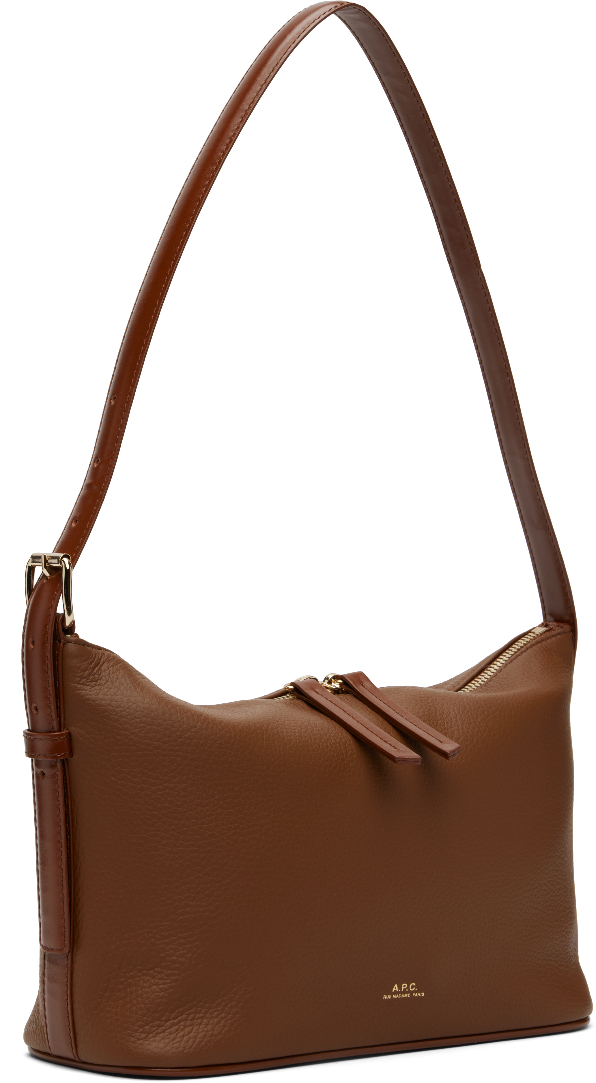 Apc Tan Vera Shoulder Bag In Brown