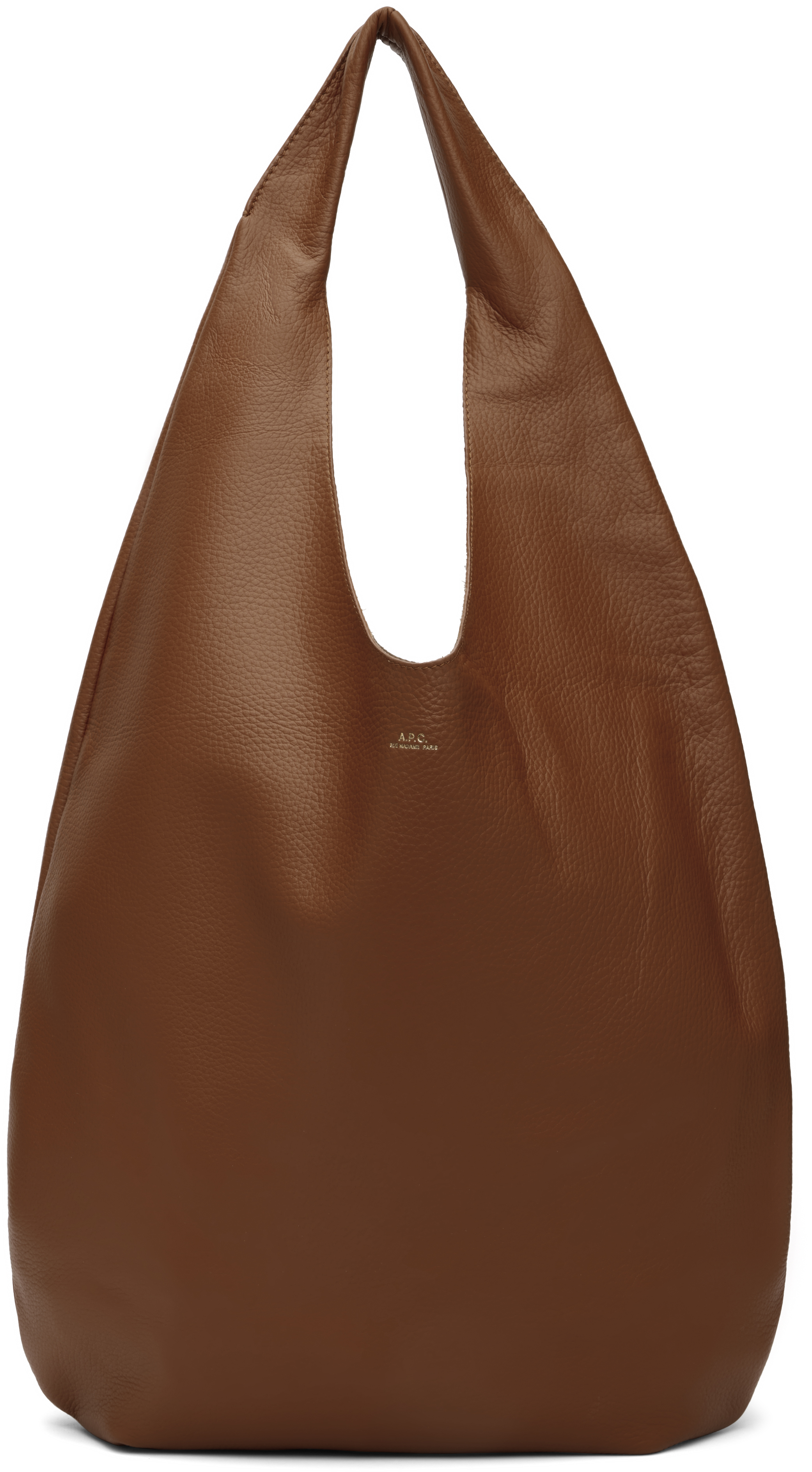 A. P.C. Brown 'Le Neige' Tote