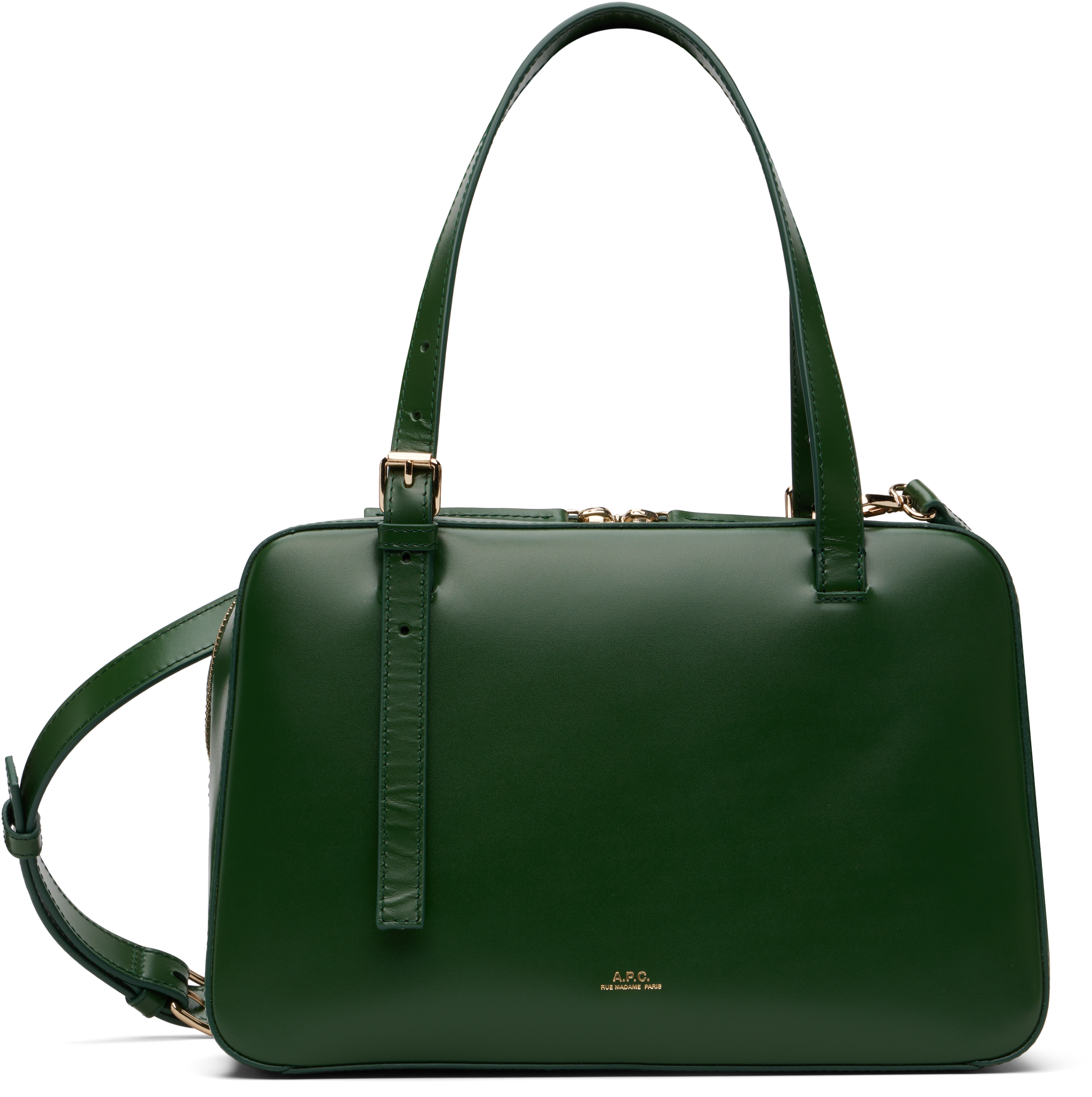 A. P.C. Black Virginie Box Bag