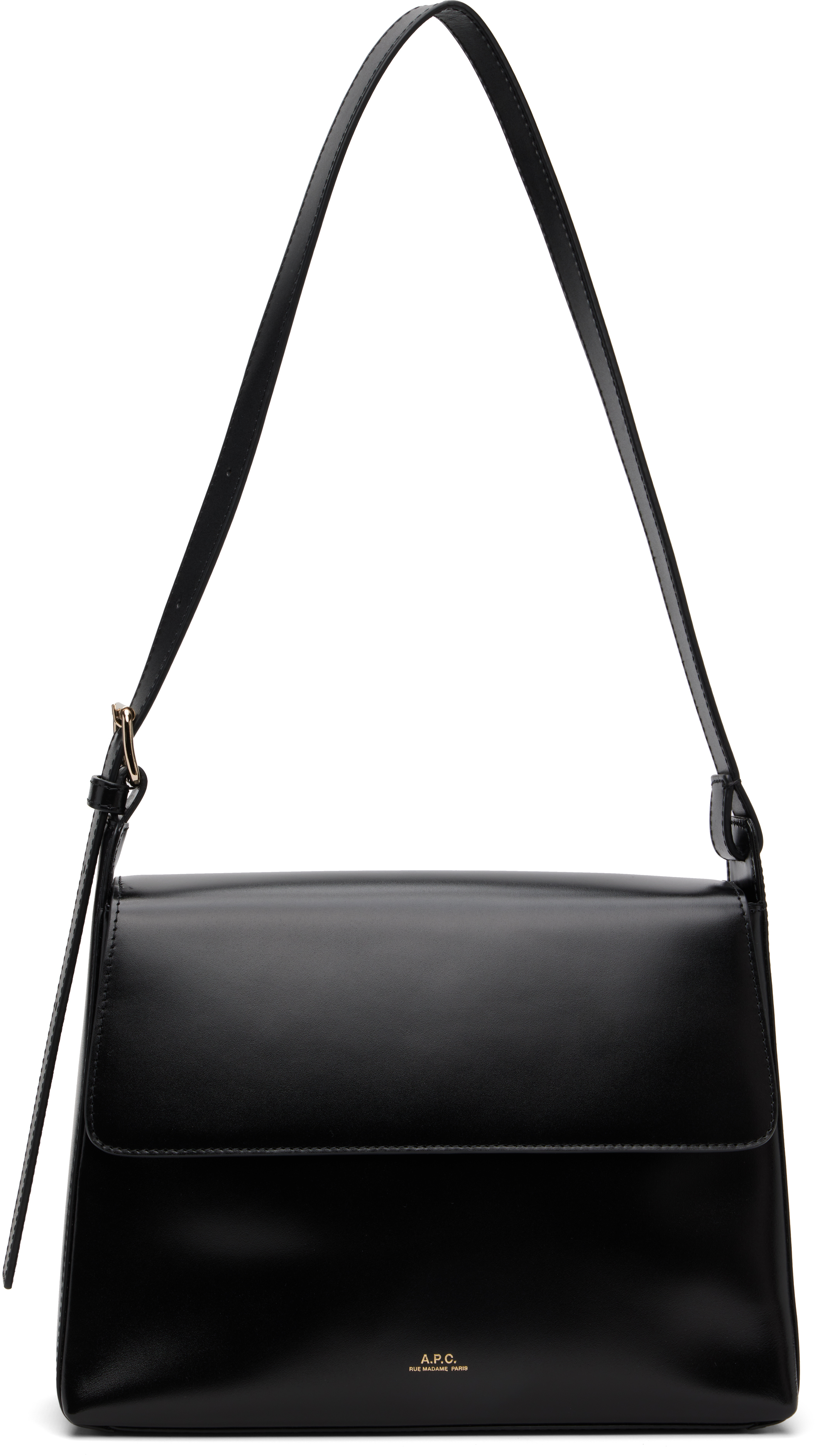 A. P.C. Tan Virginie Flap Bag