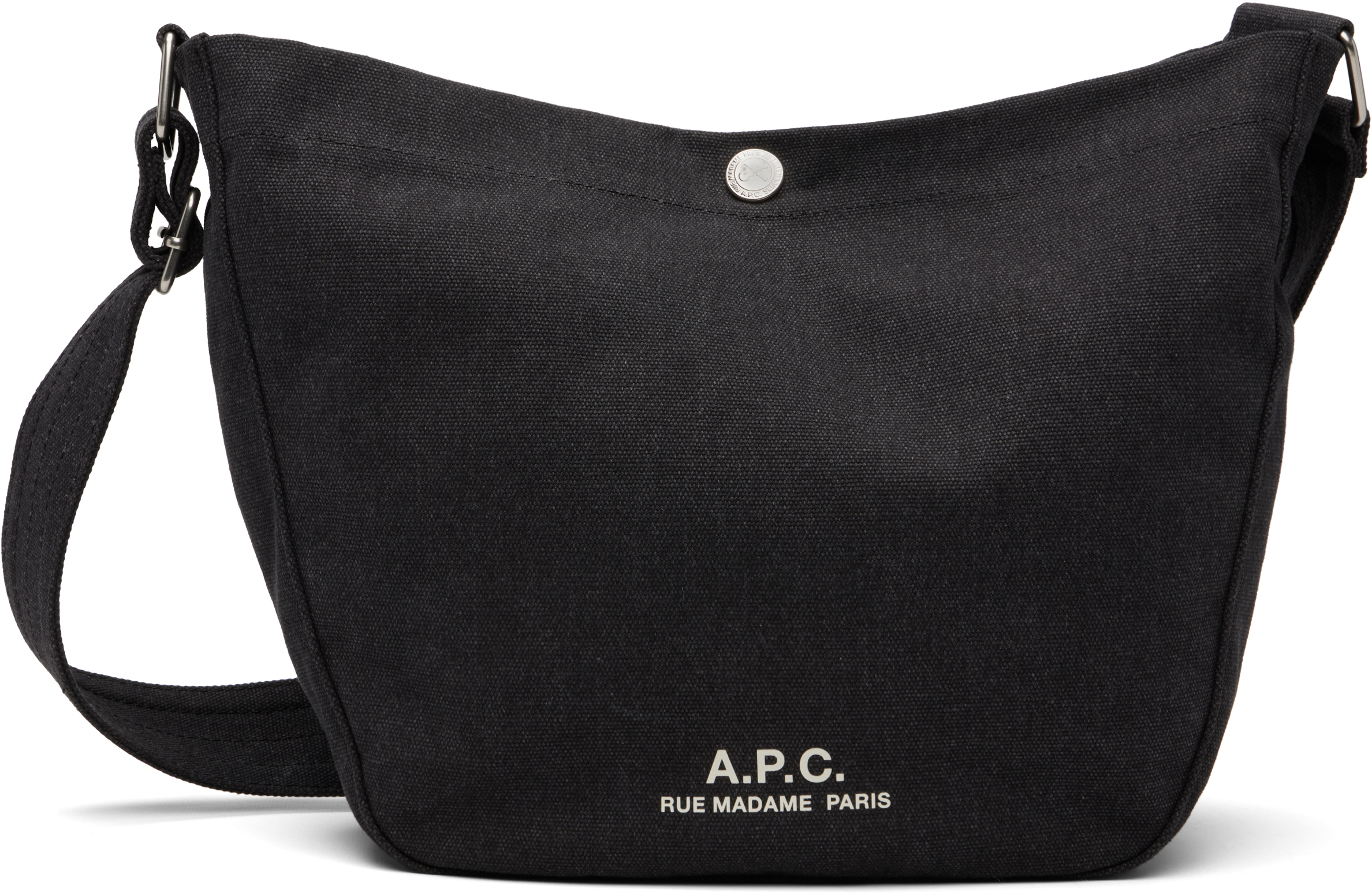 【関税込み】A.P.C. グレー Journal サッチェルバッグ A.P.C.: グレー Journal サッチェルバッグ | SSENSE 日本