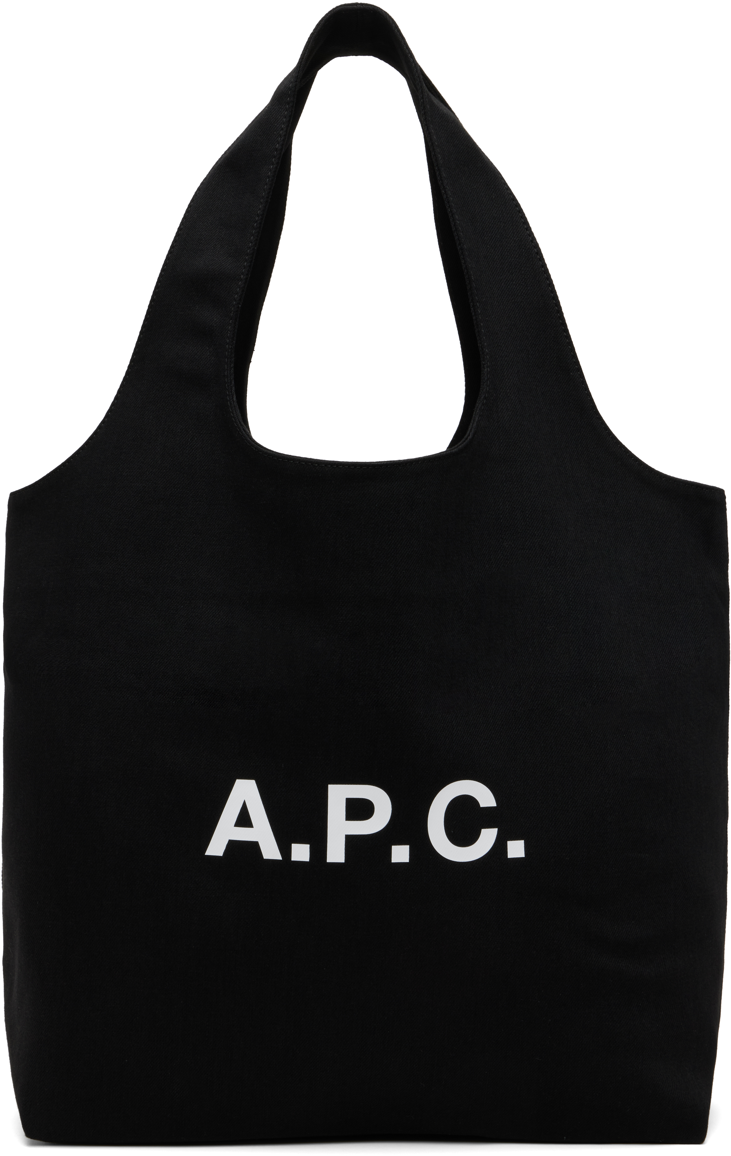 トートバッグ A.P.C. Ninon Shopper Bag - Synthetic - Black A.P.C. - Ninon Tote Bag | HBX - Globally Curated Fashion and