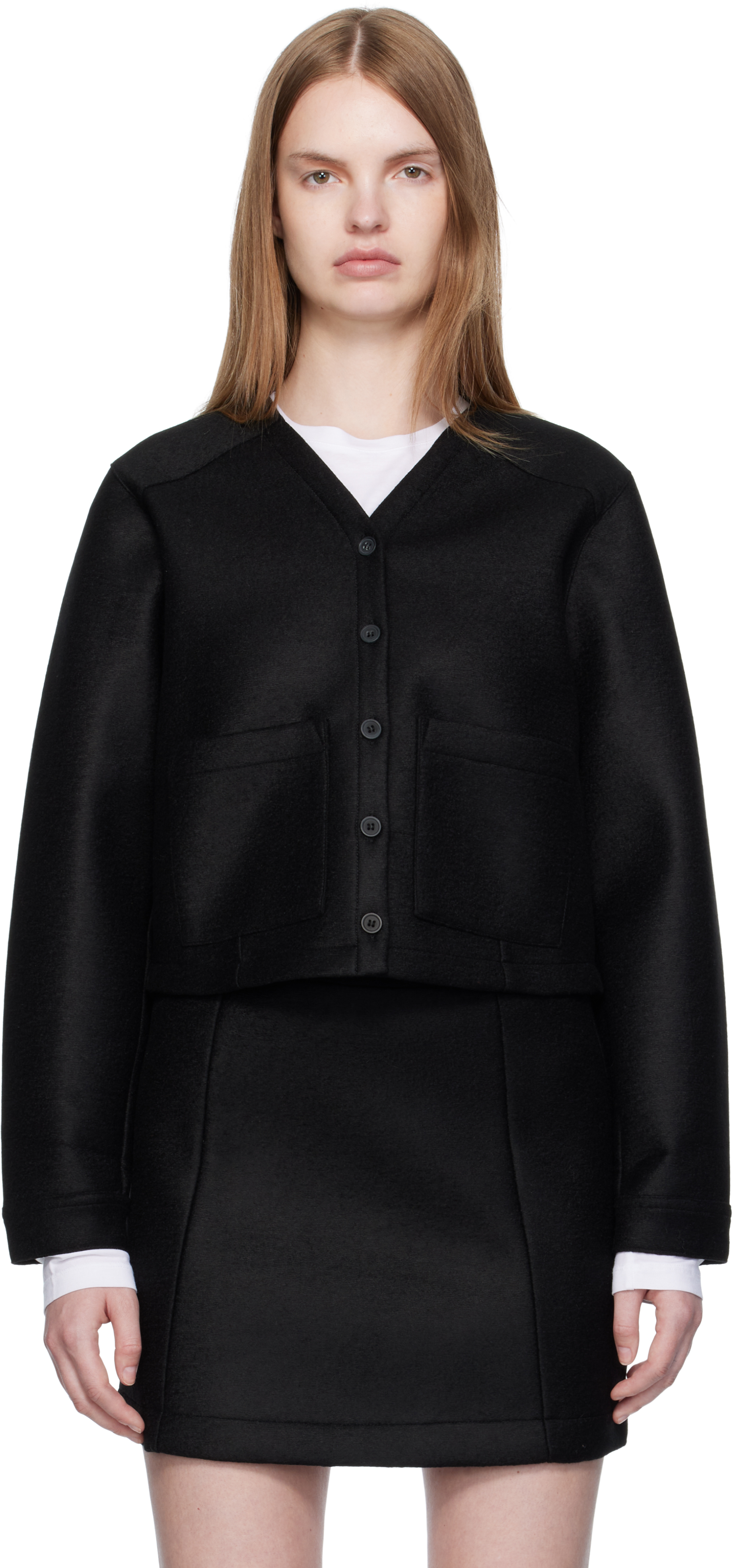 Apc Black Aurelie Jacket In Black