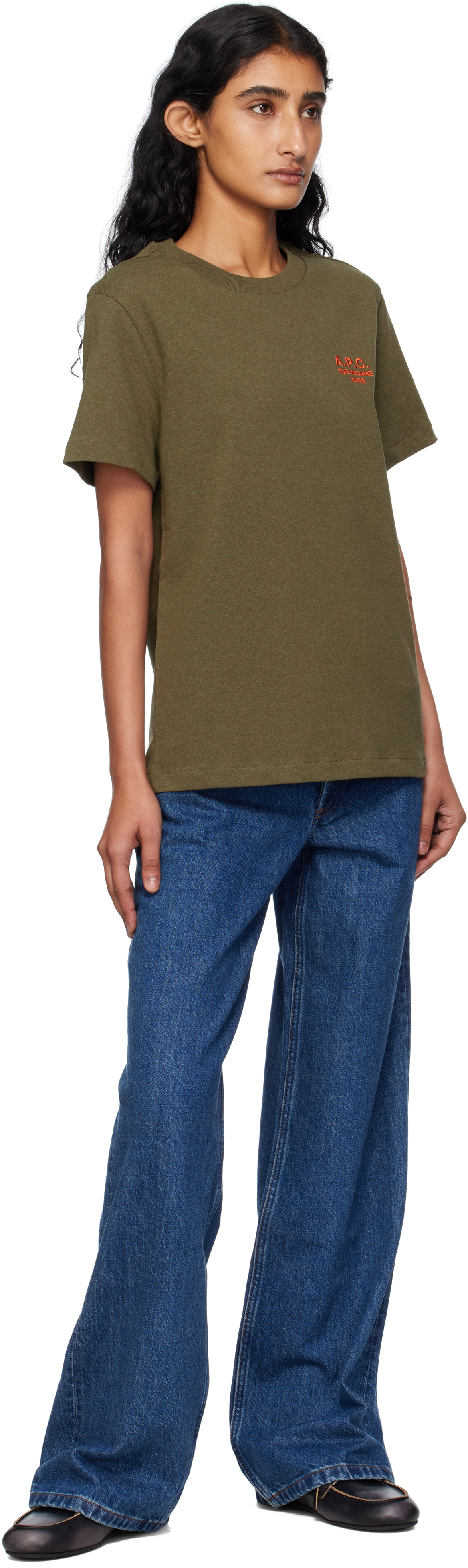 Apc A.p.c. High-waisted Wide-leg Jeans With Timeless Appeal In Blue