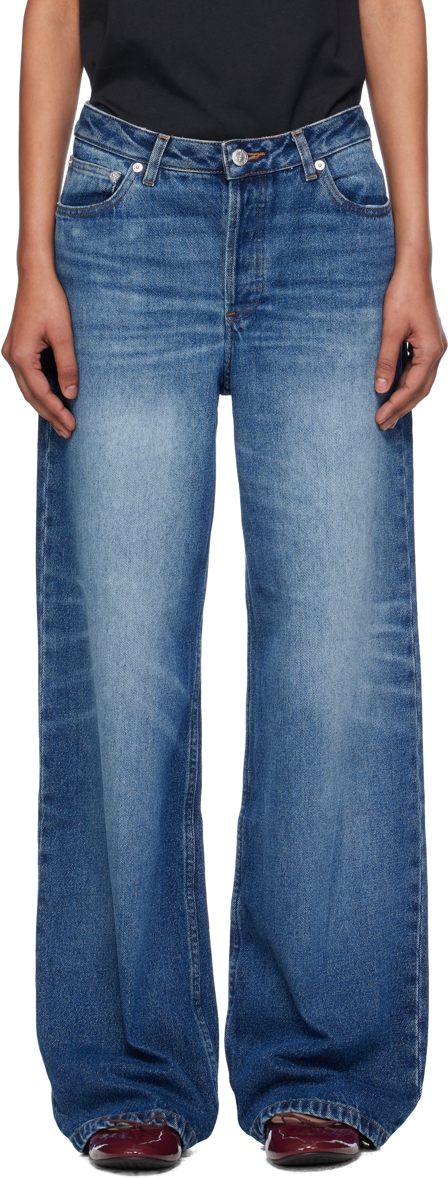 A. P.C. Blue Elisabeth Jeans