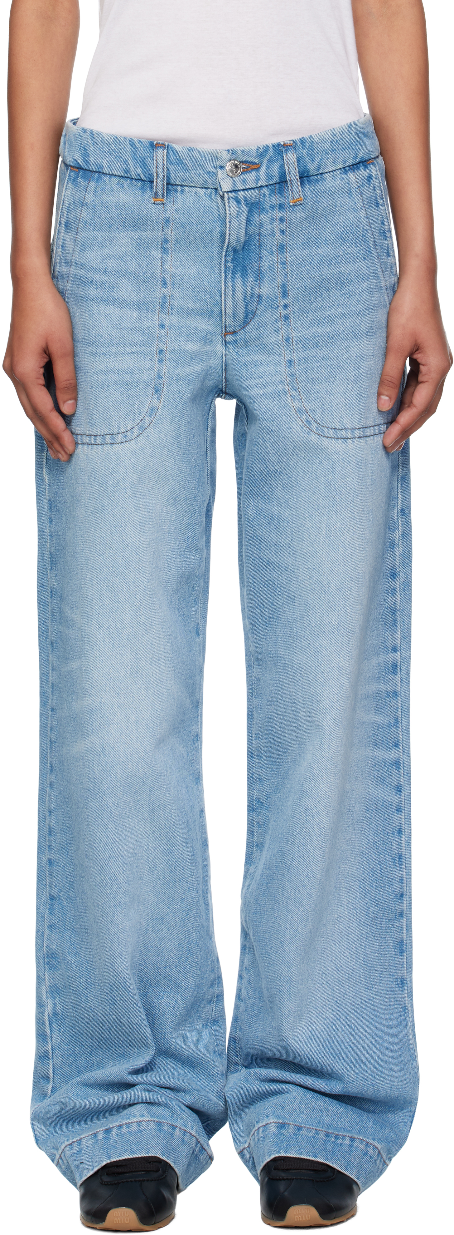 A. P.C. Blue Seaside Jeans