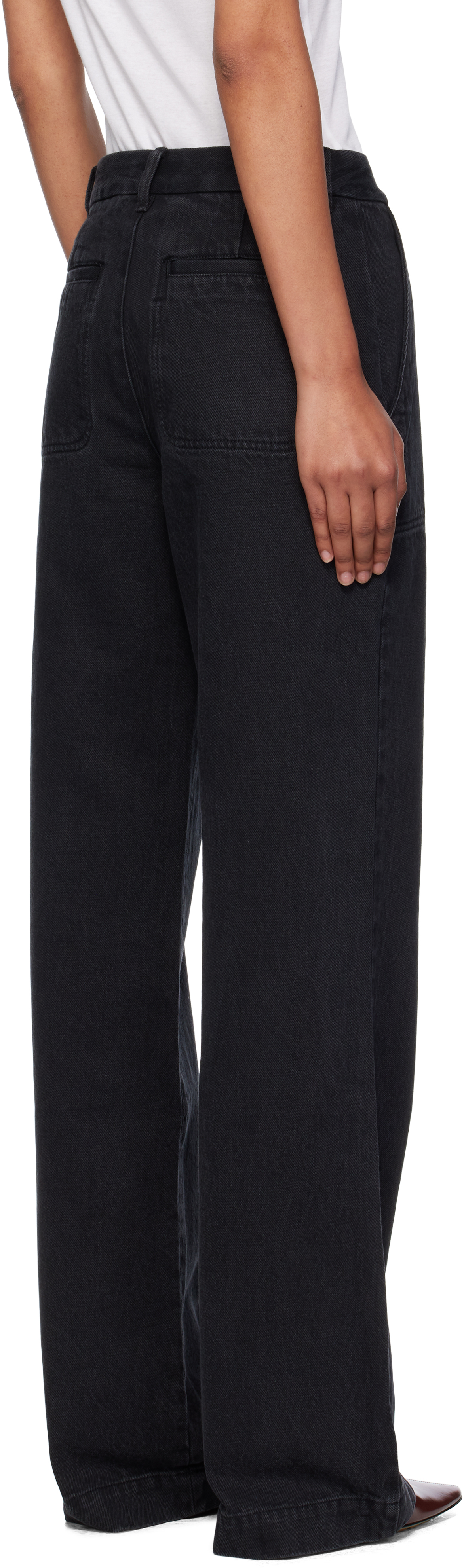 Apc Black Seaside Jeans In Black
